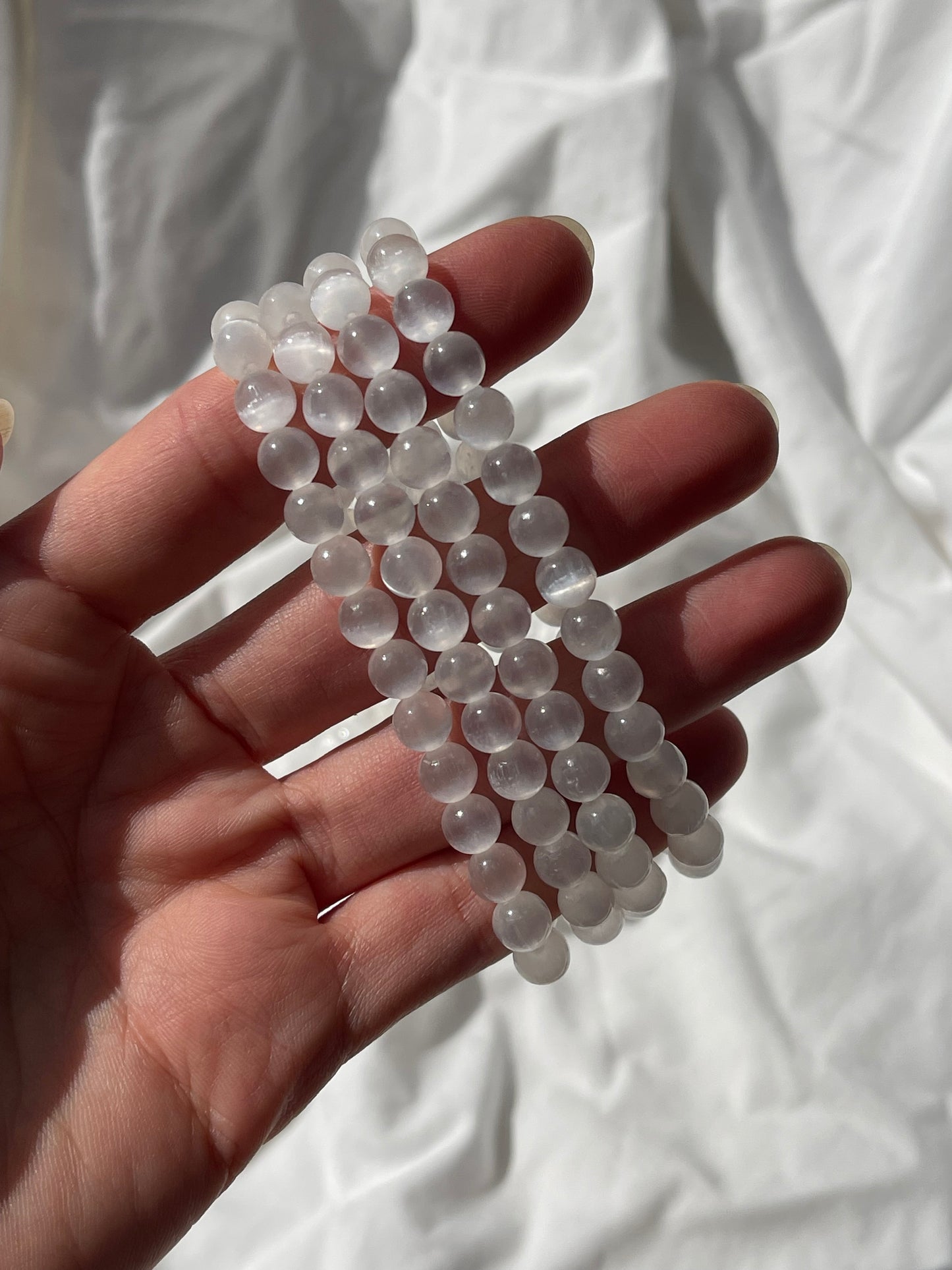 Selenite Bracelet | 6mm