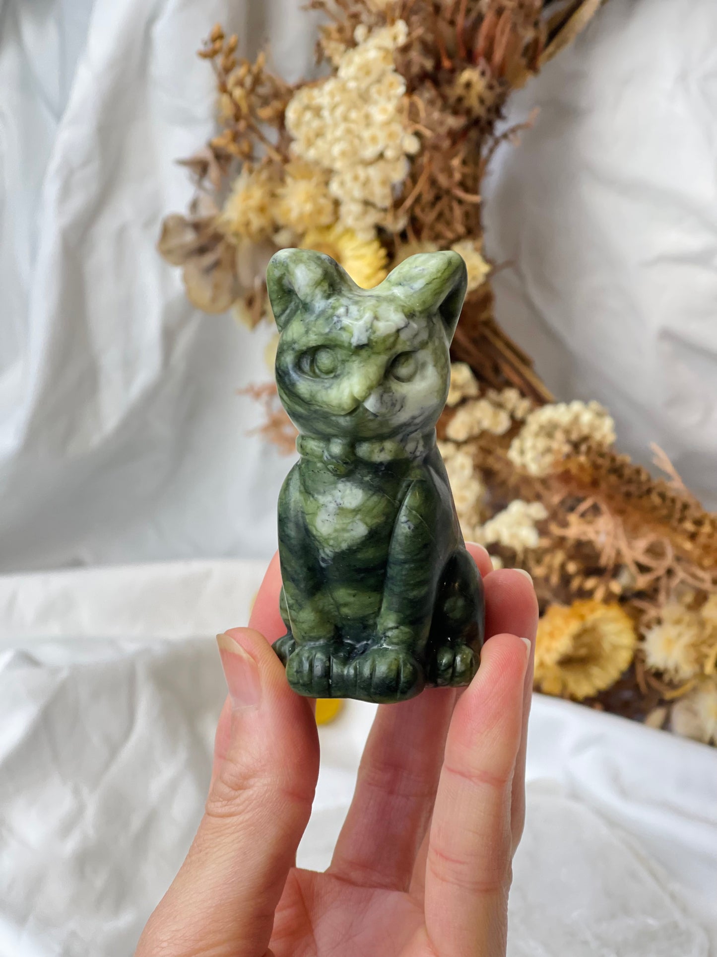 Green Jade Cat #3