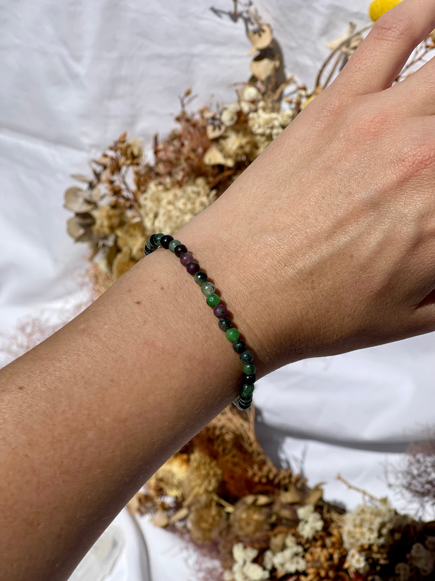 Ruby Zoisite Bracelet