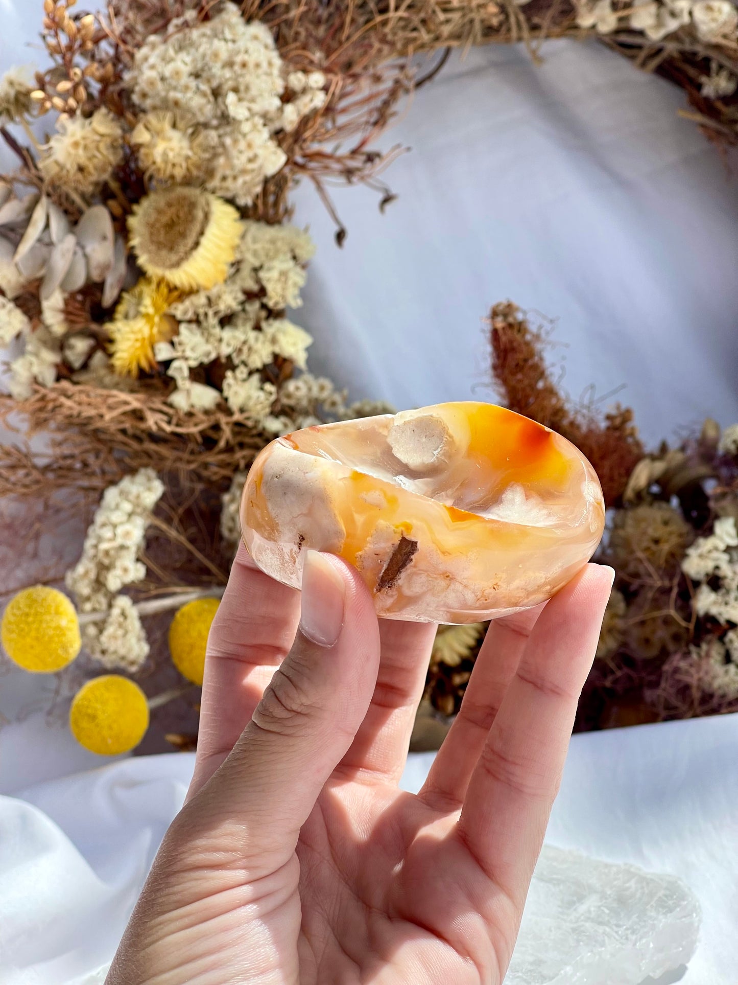 Flower Agate Dish #1