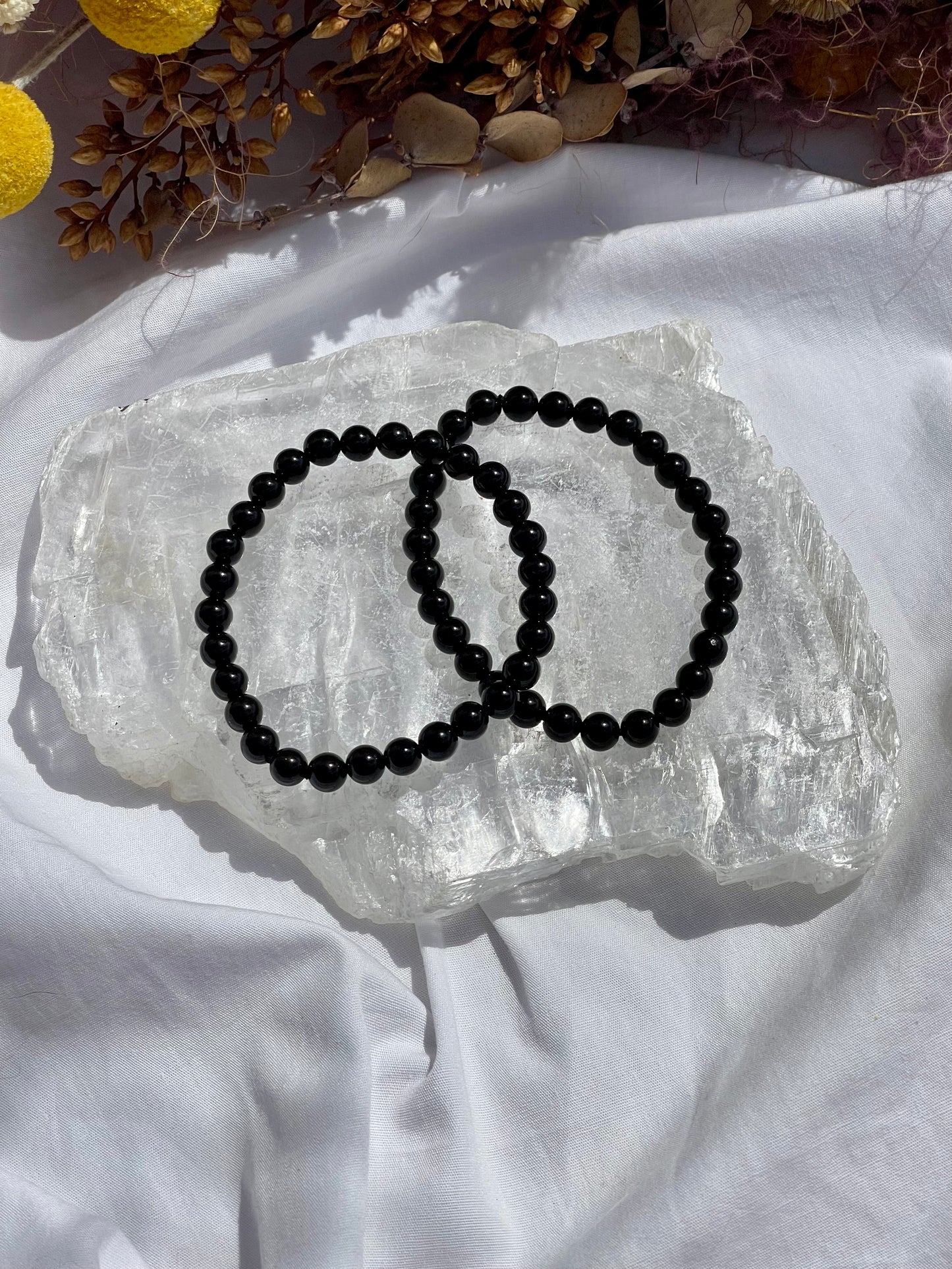 Black Tourmaline Bracelet | 6mm
