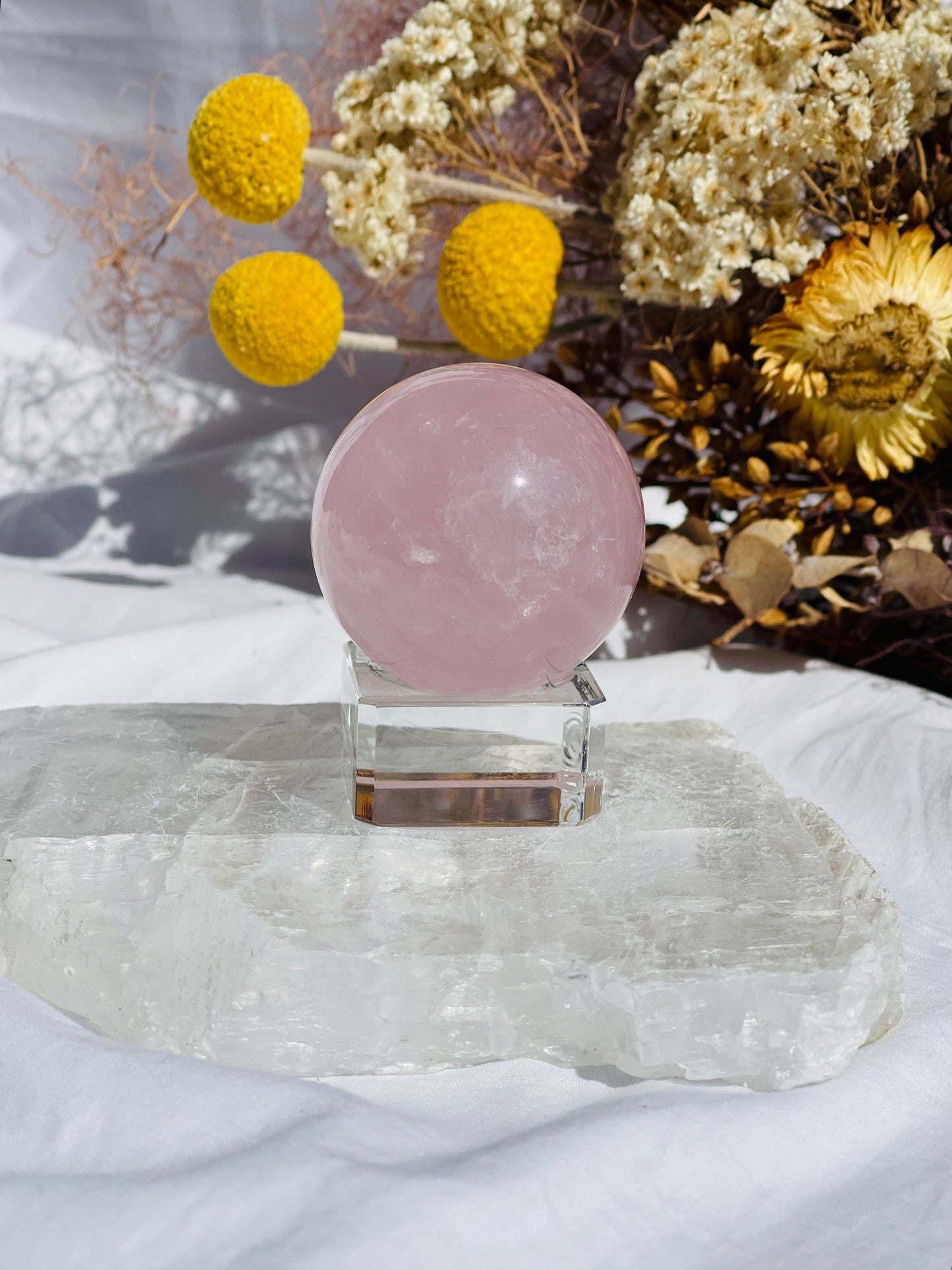 Rose Quartz Sphere