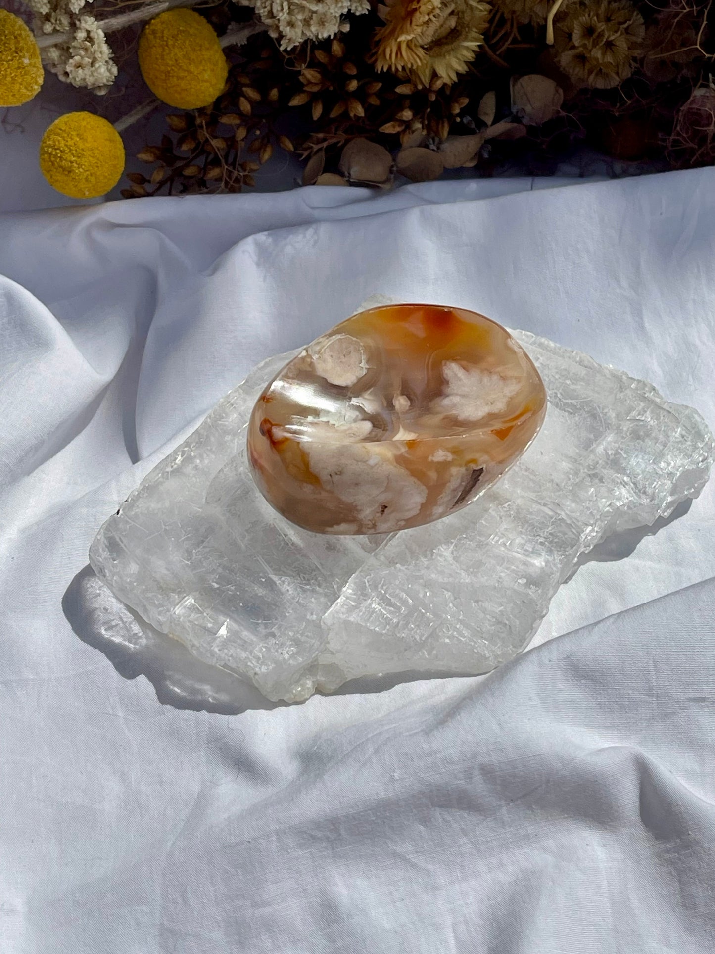 Flower Agate Dish #1