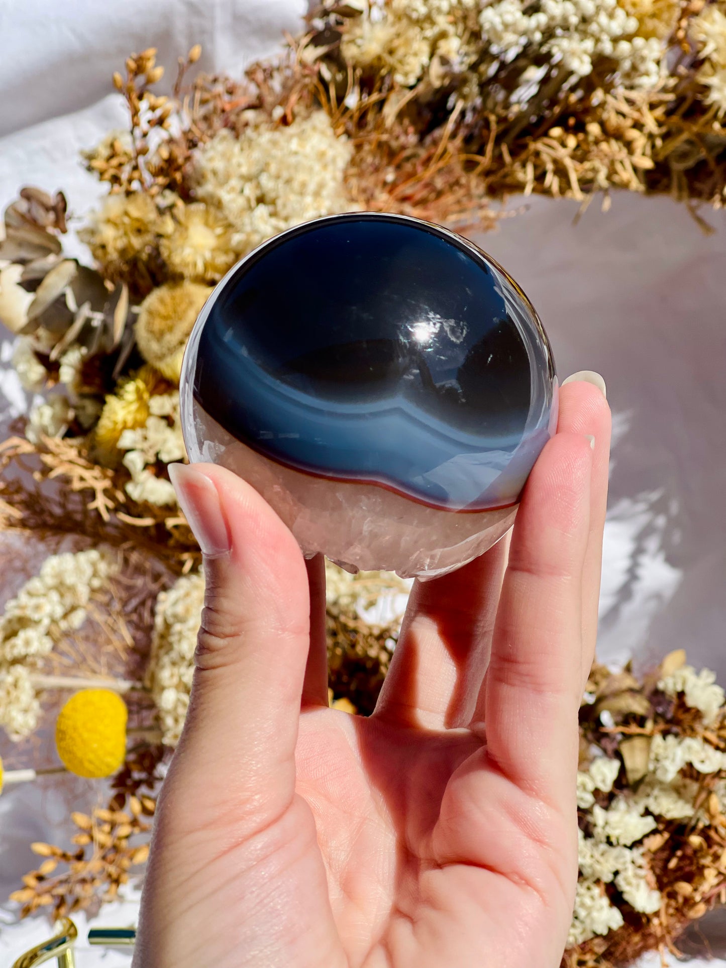 Druzy Agate Sphere #3