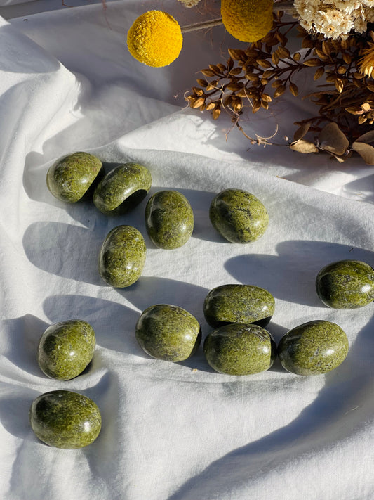 Green Unakite Tumble