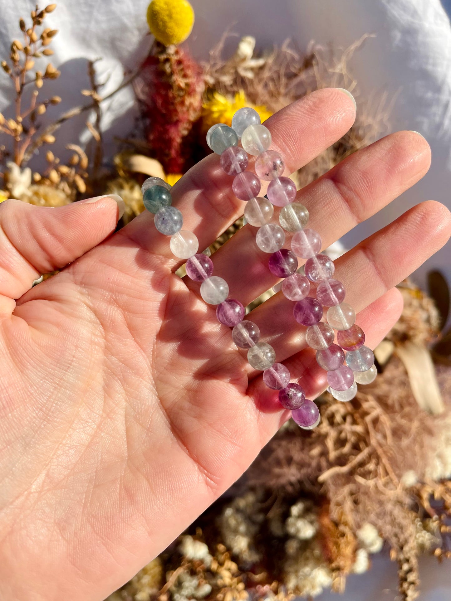 Pastel Fluorite Bracelet