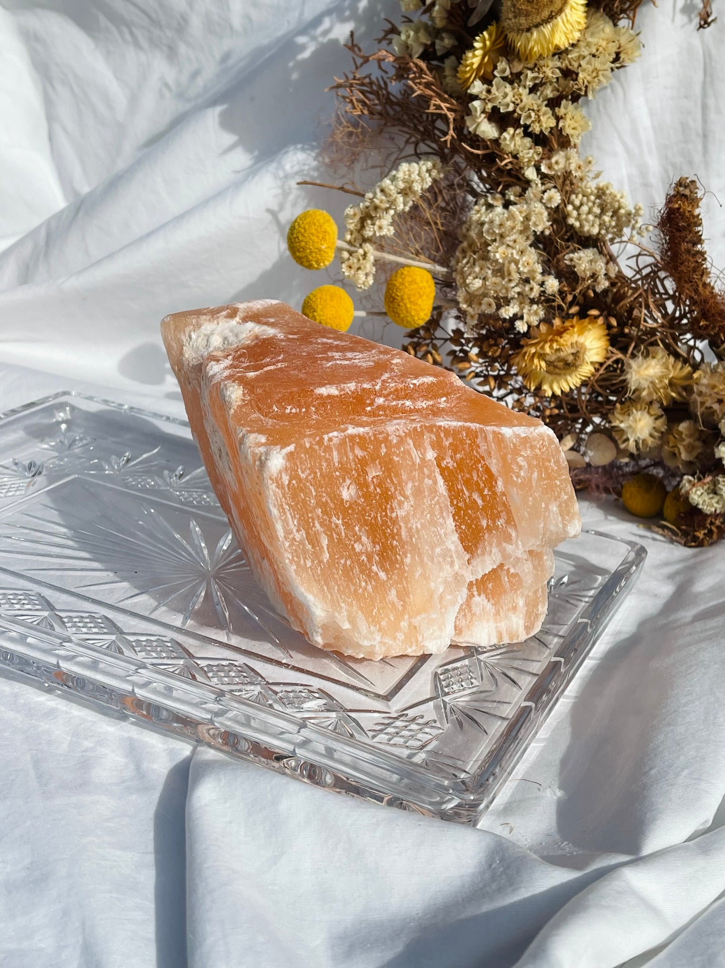 Orange Selenite Raw #3