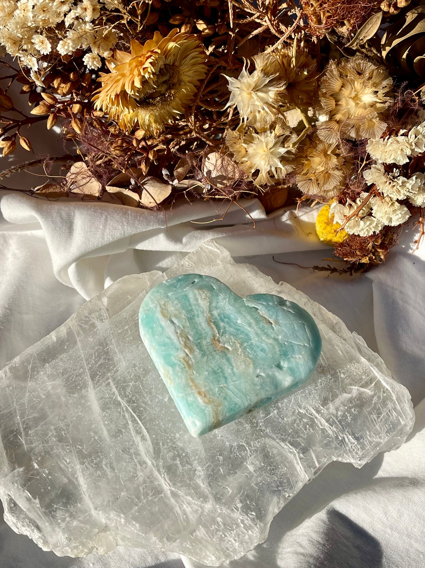 Hemimorphite Heart