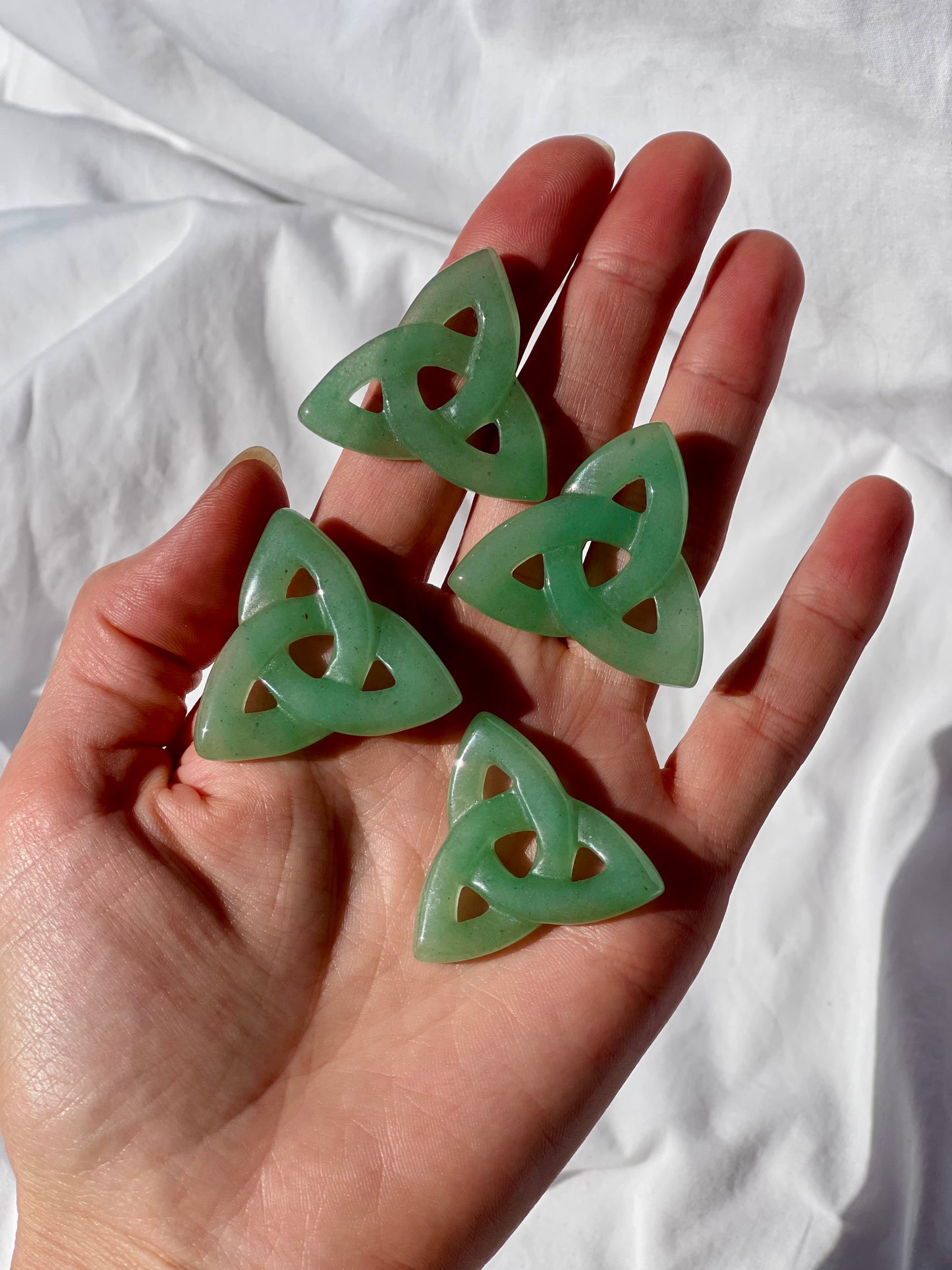 Green Aventurine Celtic Knot