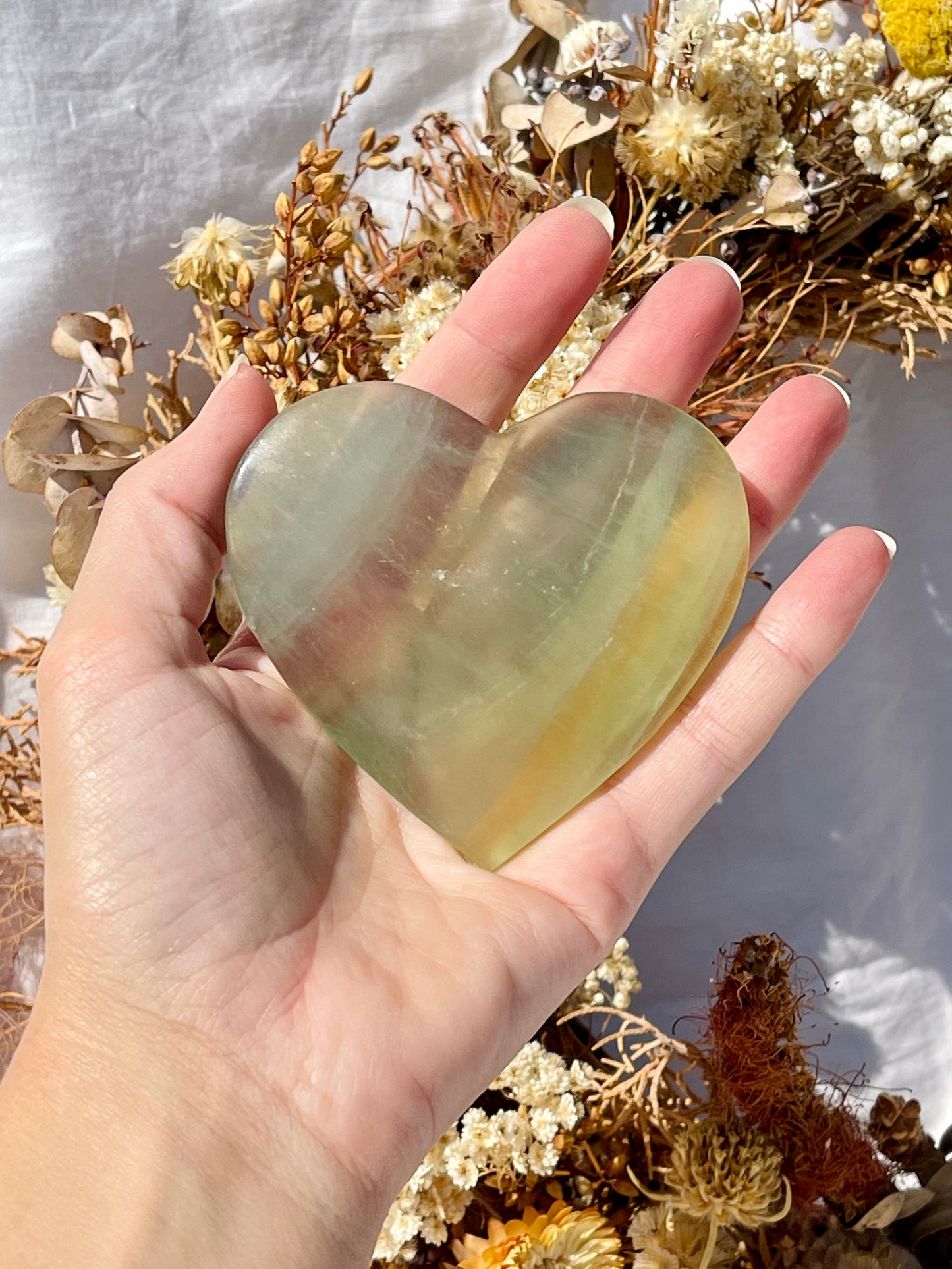 Candy Fluorite Heart #1