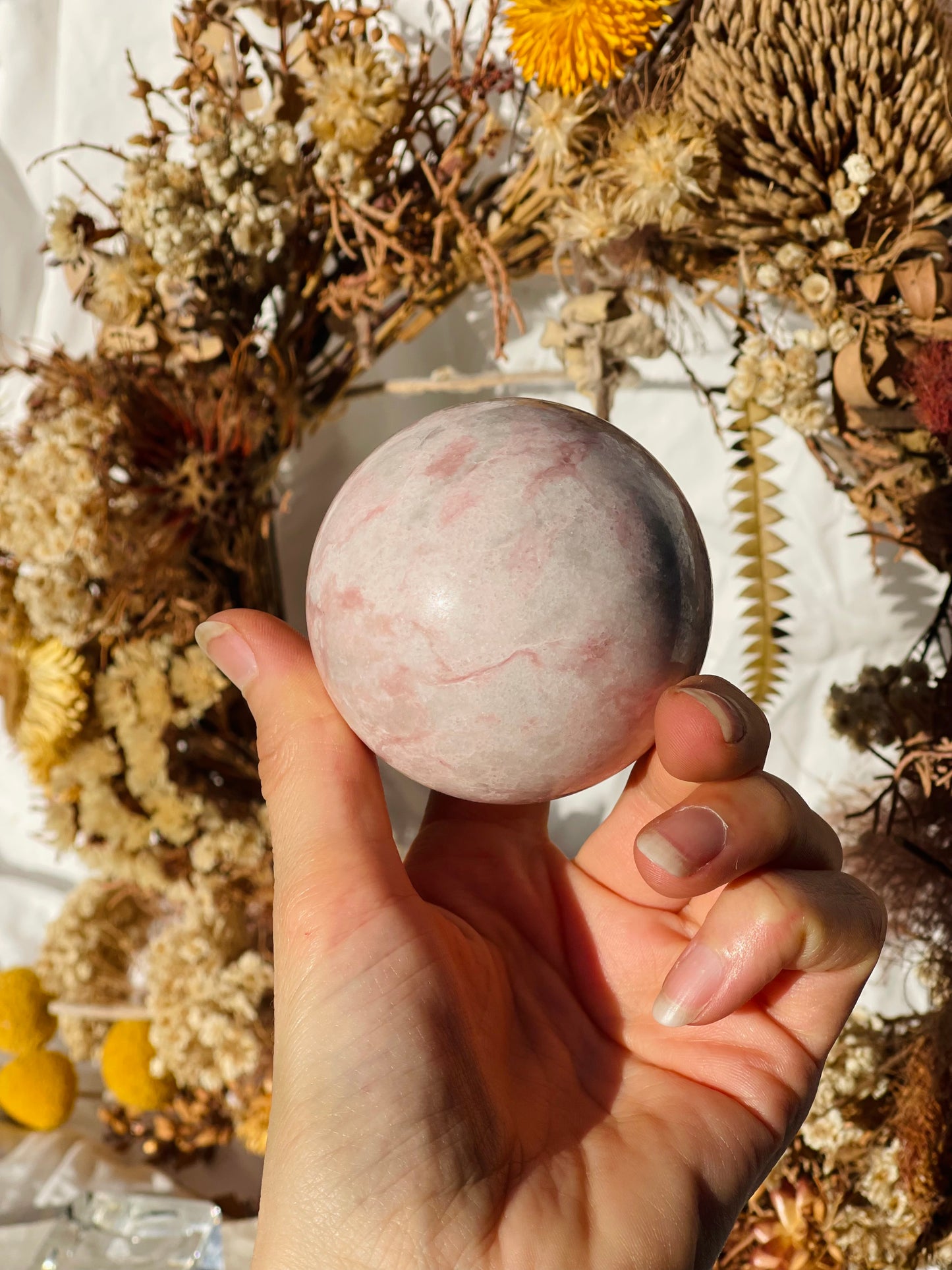 Pink Opal Sphere #2