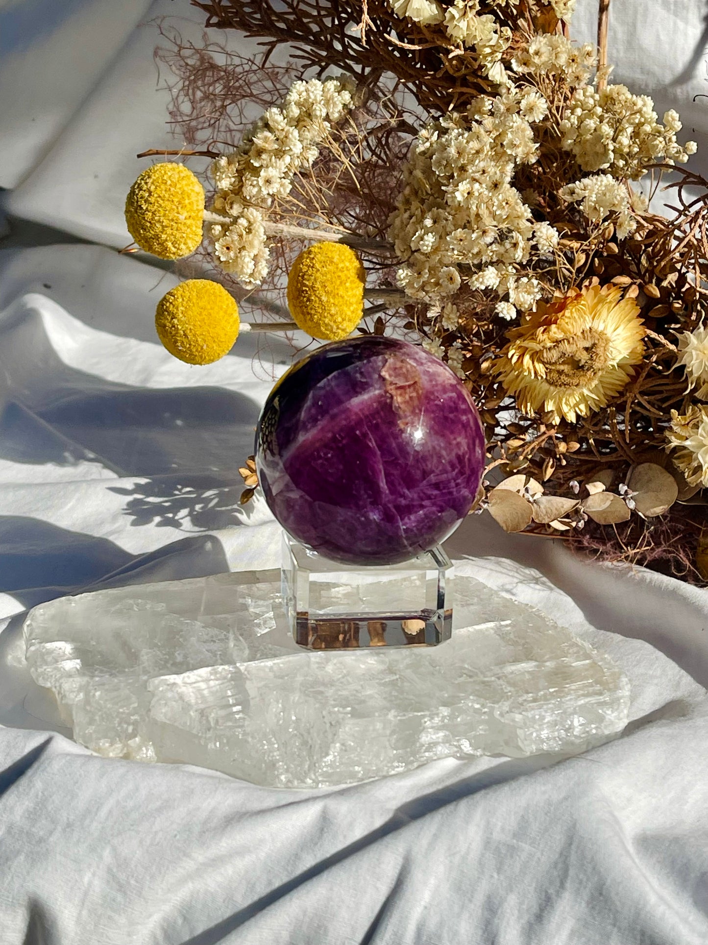 Purple Fluorite Sphere #1