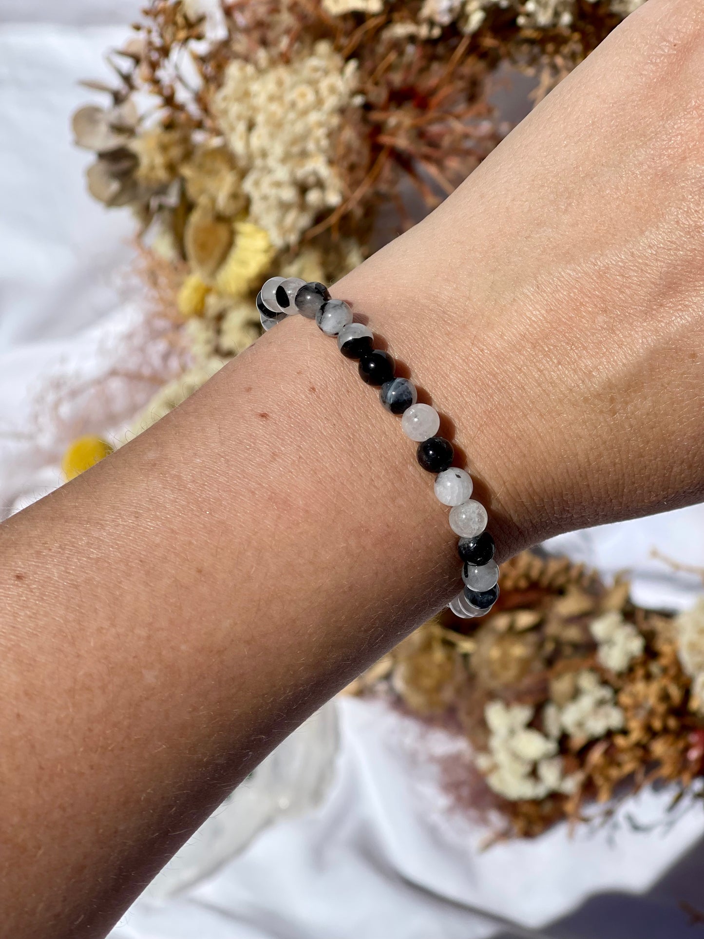 Tourmalated Quartz Bracelet | 6mm A