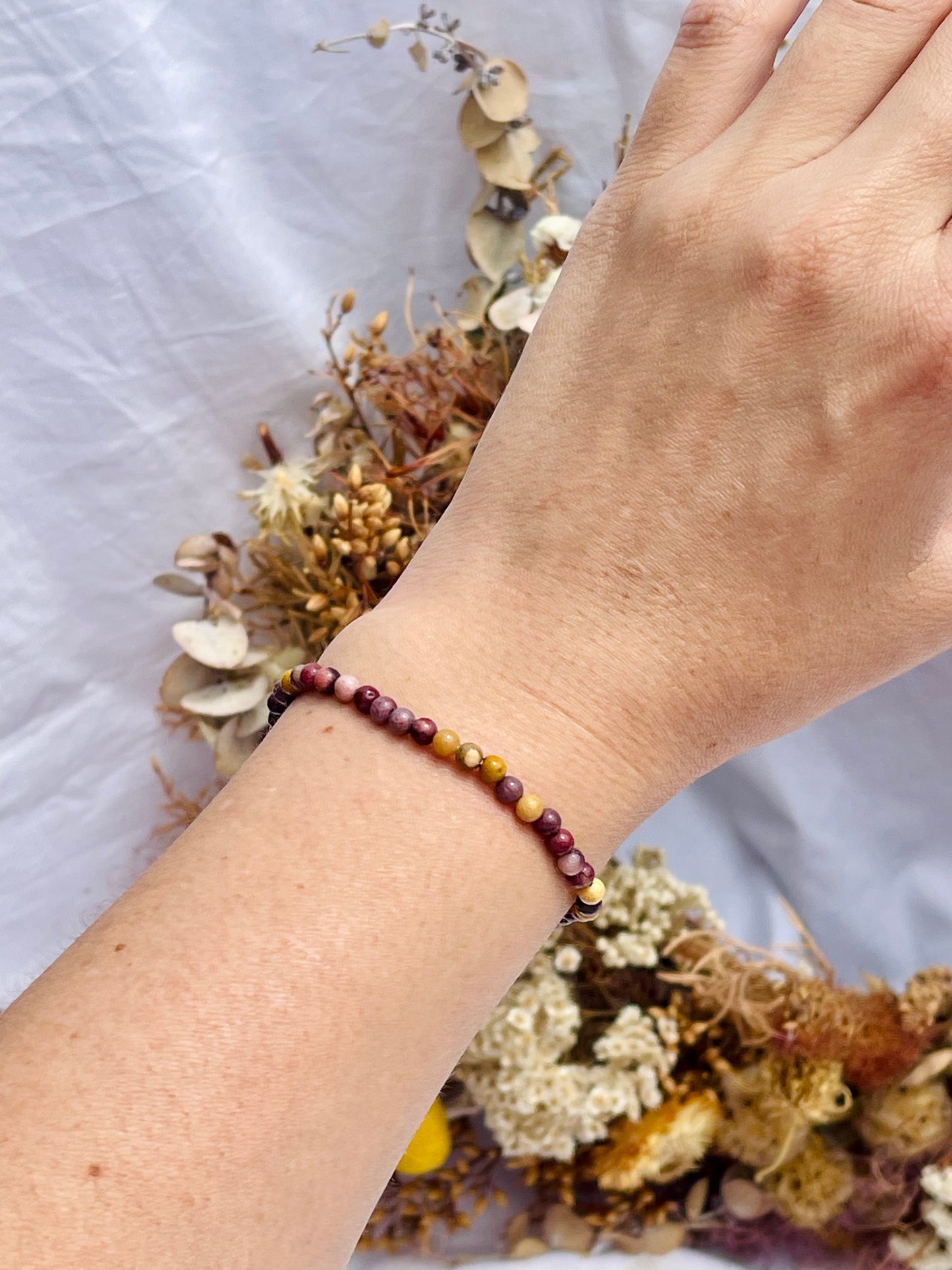 Mookaite Bracelet | Small Bead