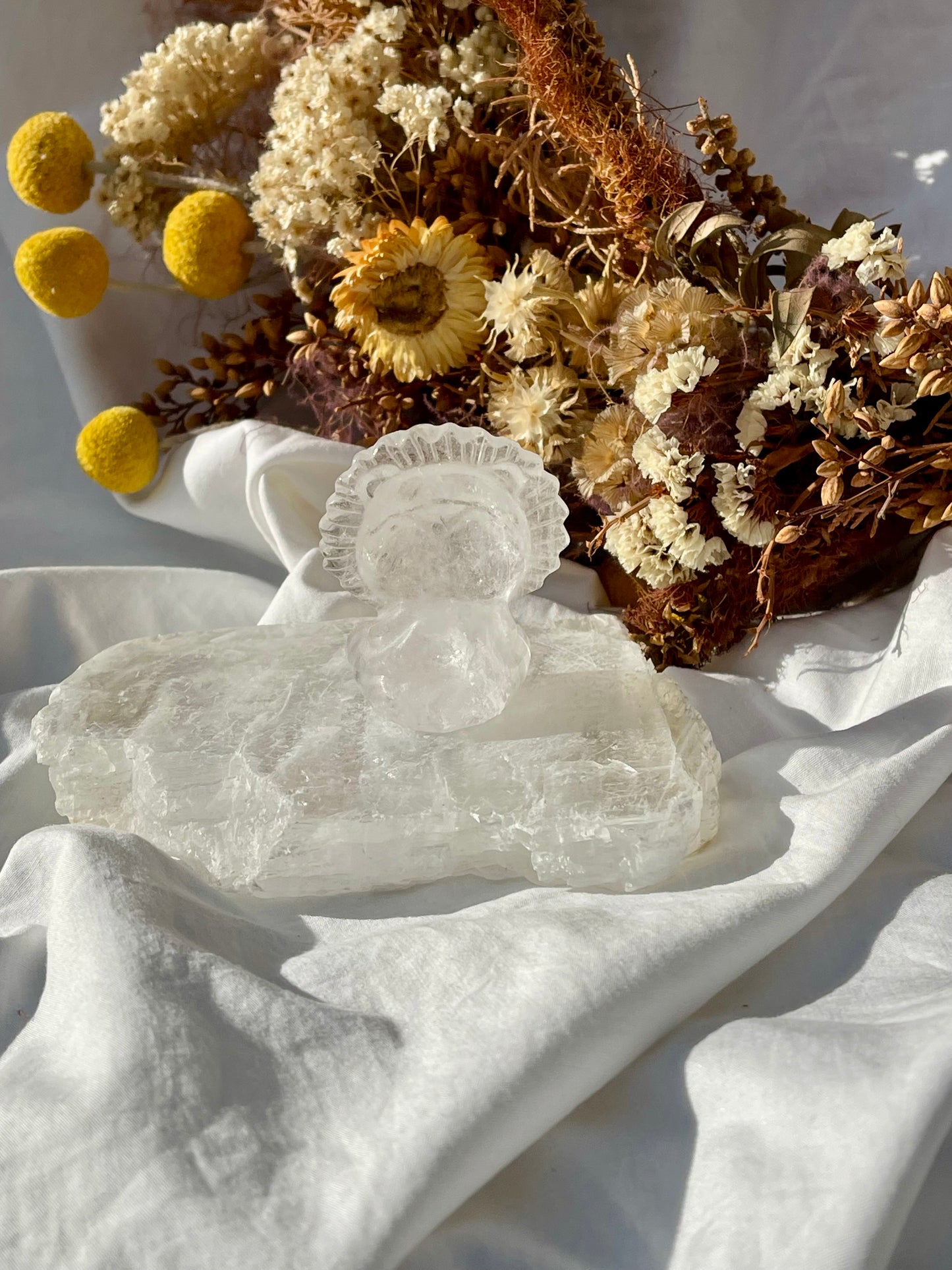 Clear Quartz Lion