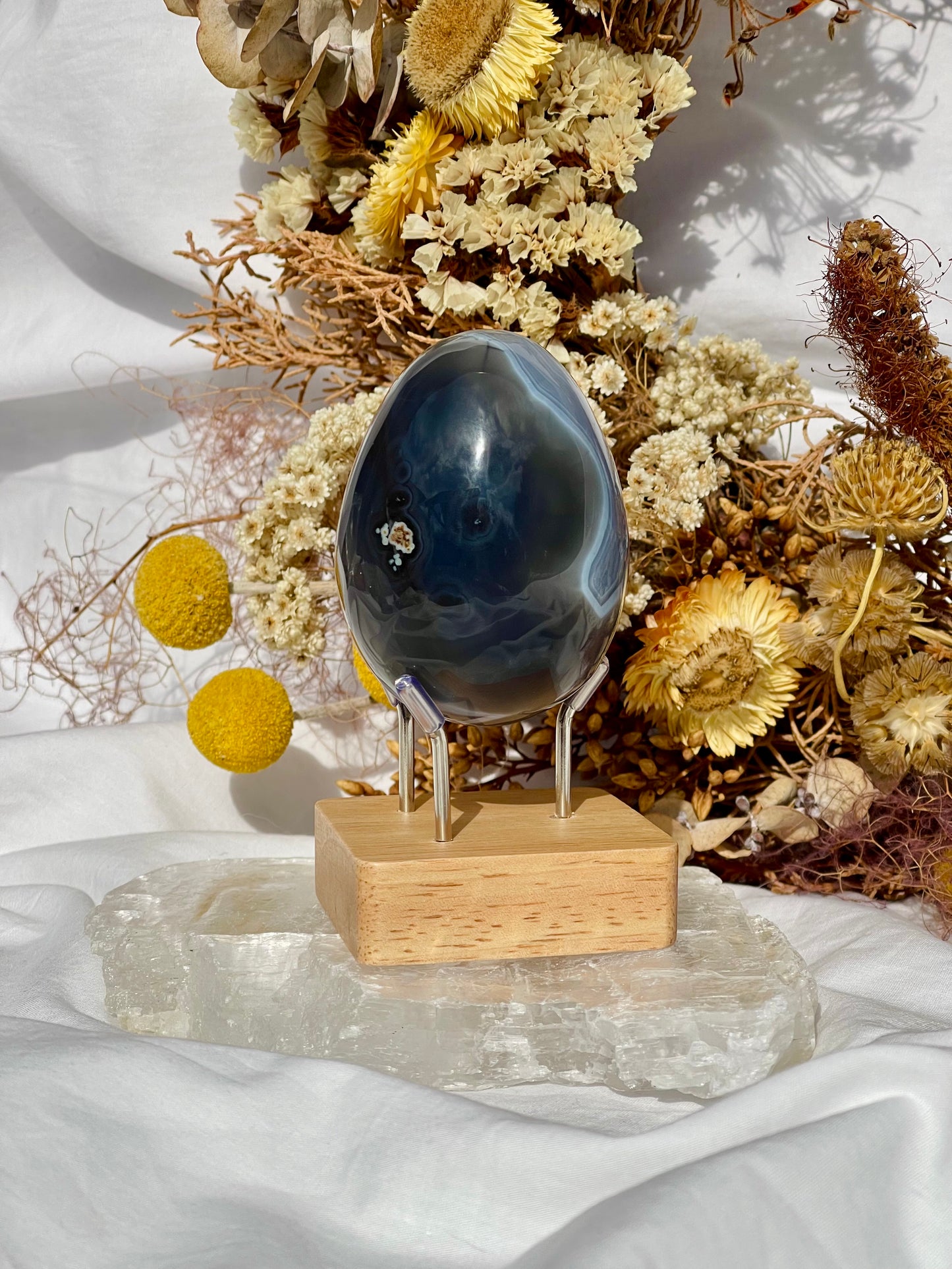 Druzy Agate Egg