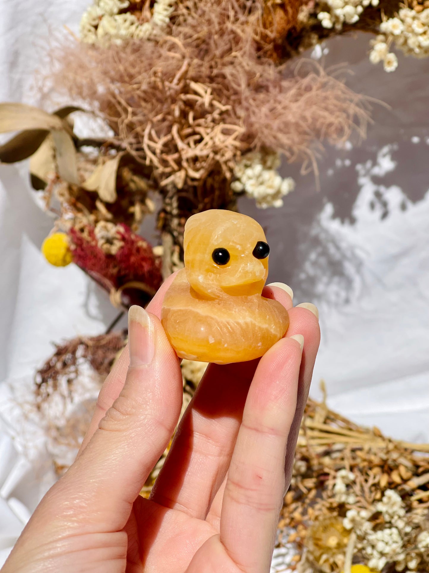 Orange Calcite Ghost Duck #2
