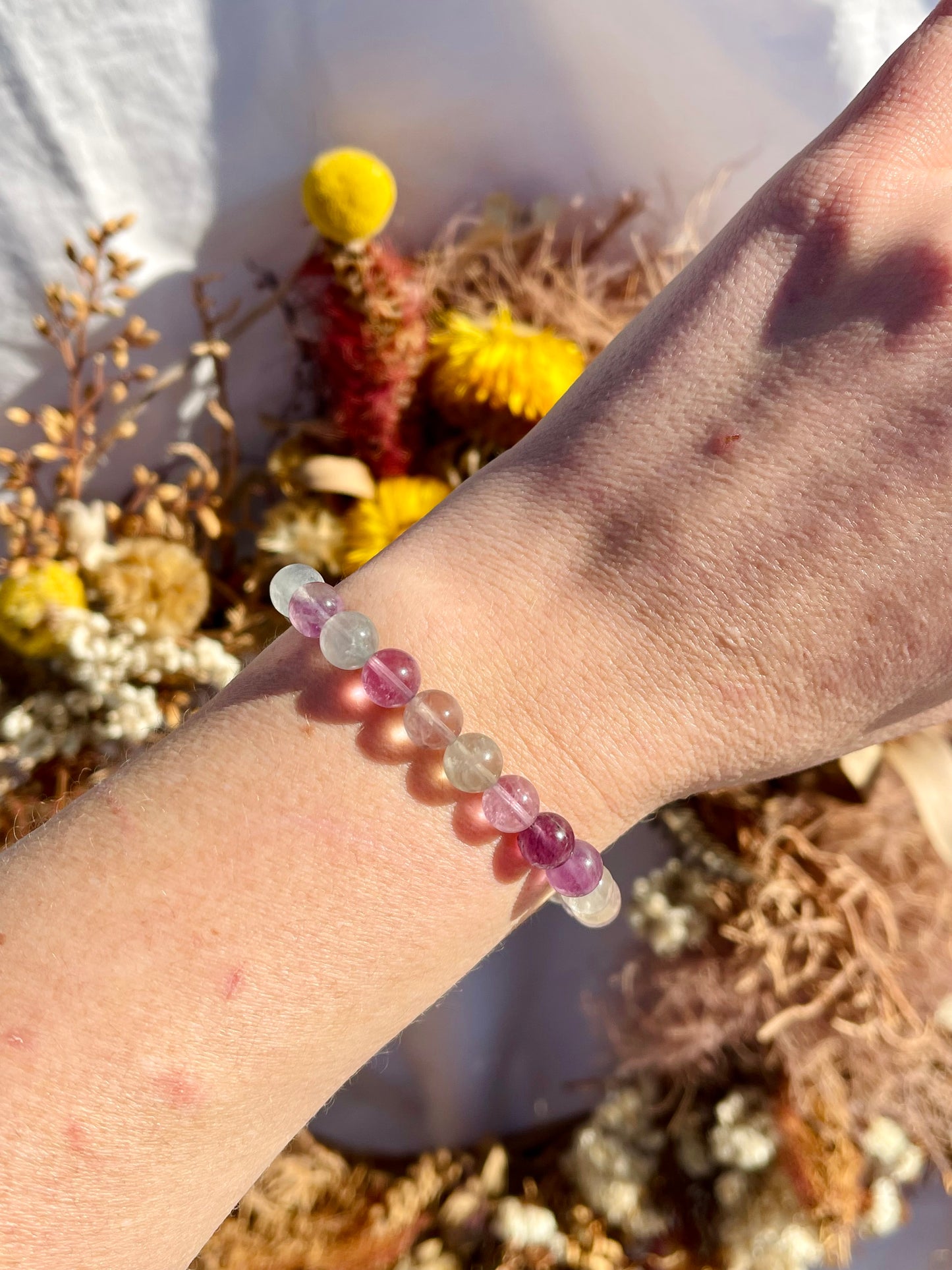 Pastel Fluorite Bracelet