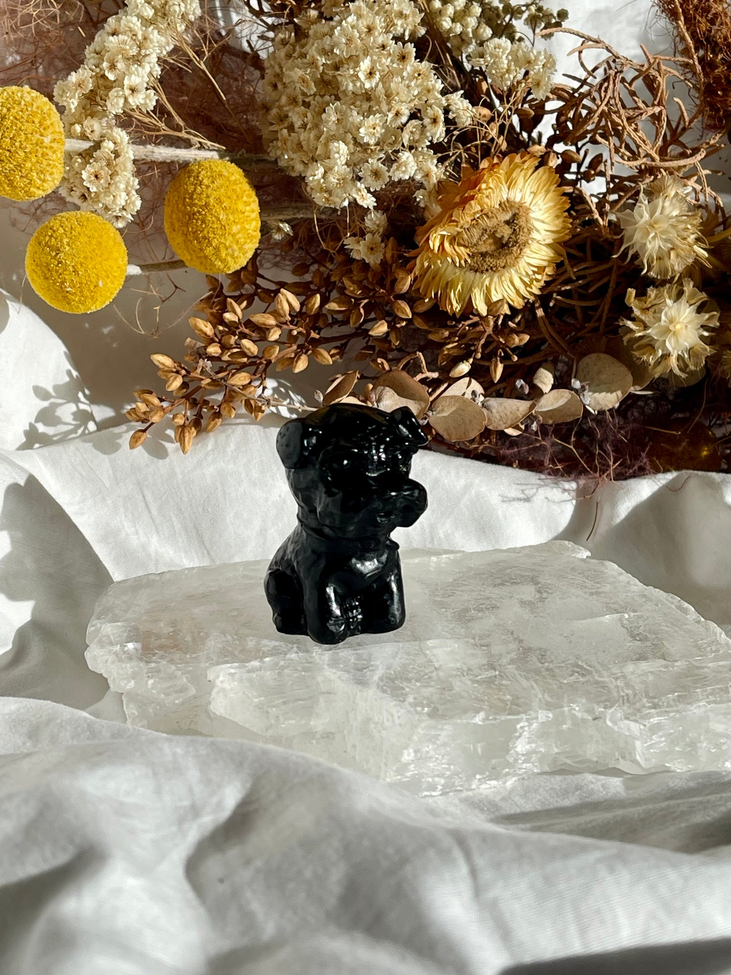 Black Obsidian Scottie Dog
