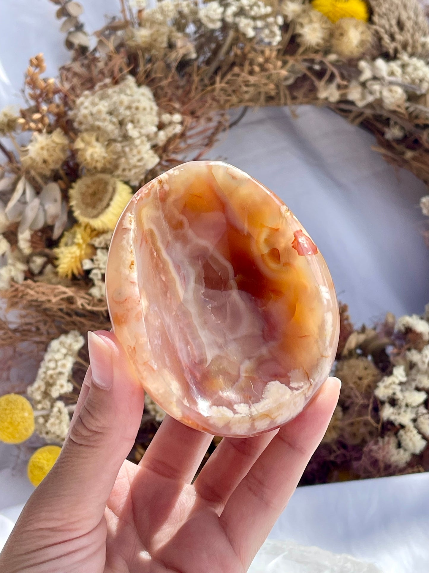 Flower Agate Dish #3