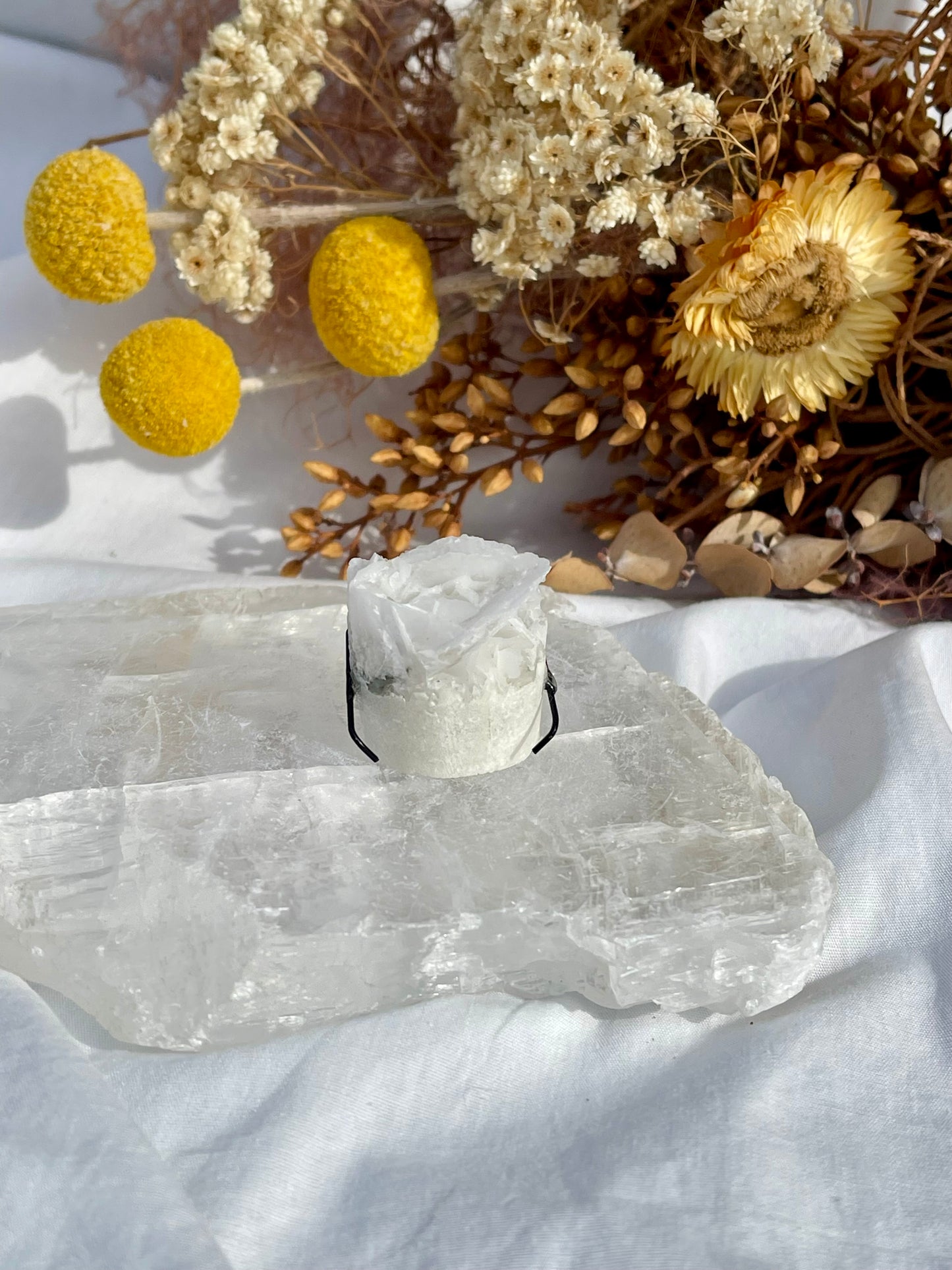 Angel Wing Calcite Critter With Glasses #2