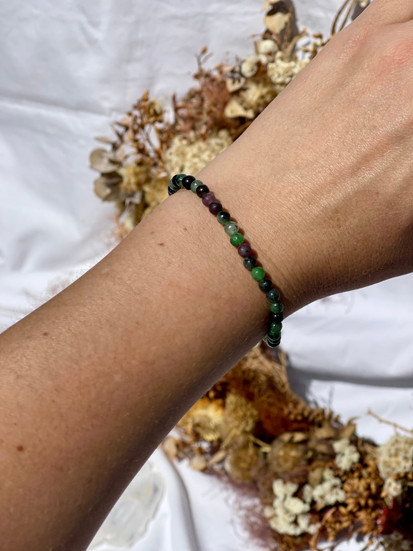 Ruby Zoisite Bracelet