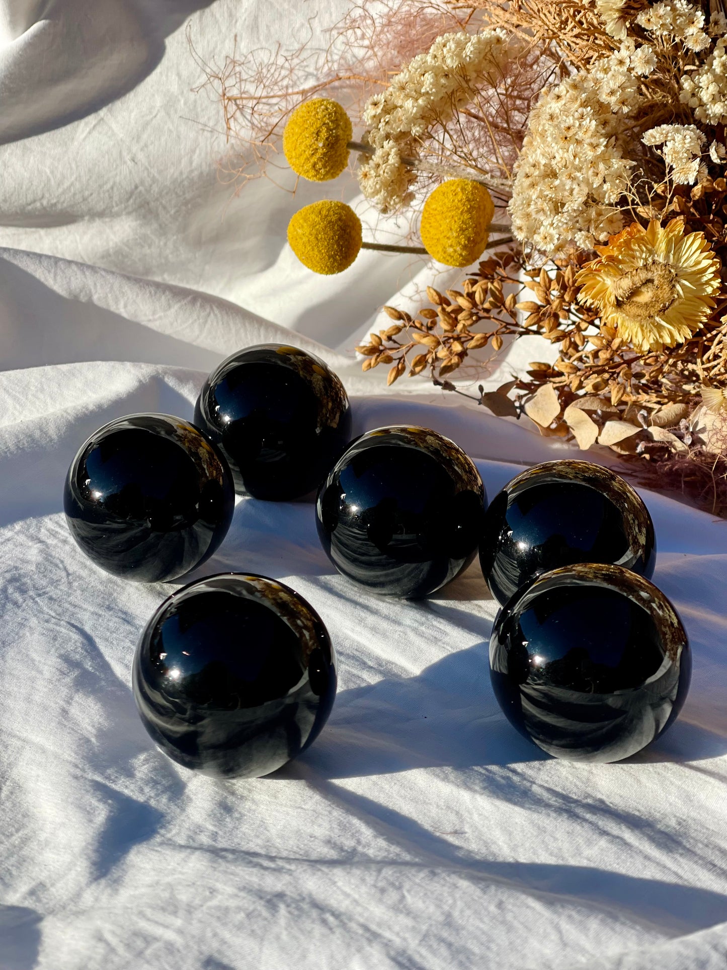 Black Obsidian Sphere