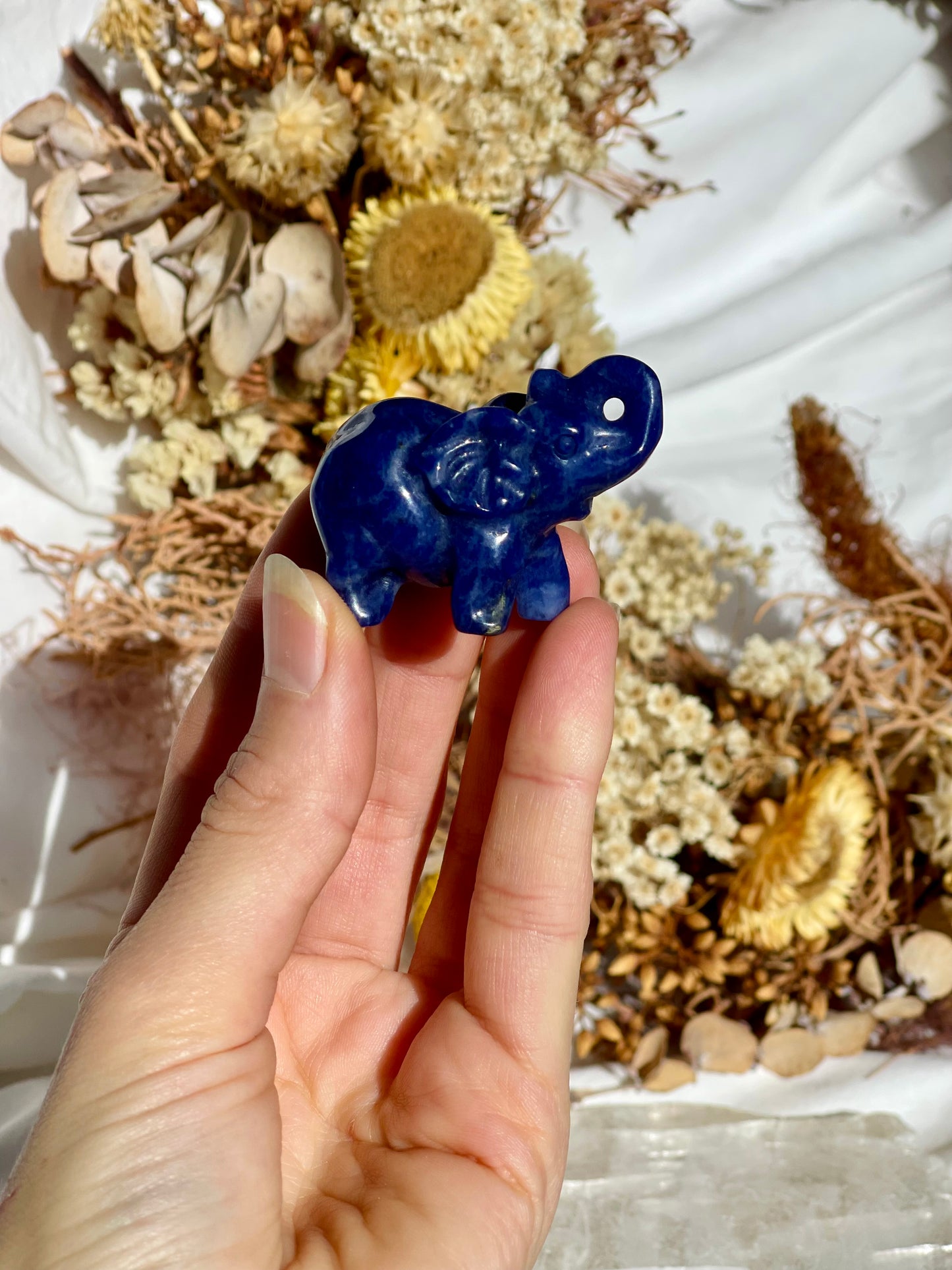 Sodalite Elephant #1