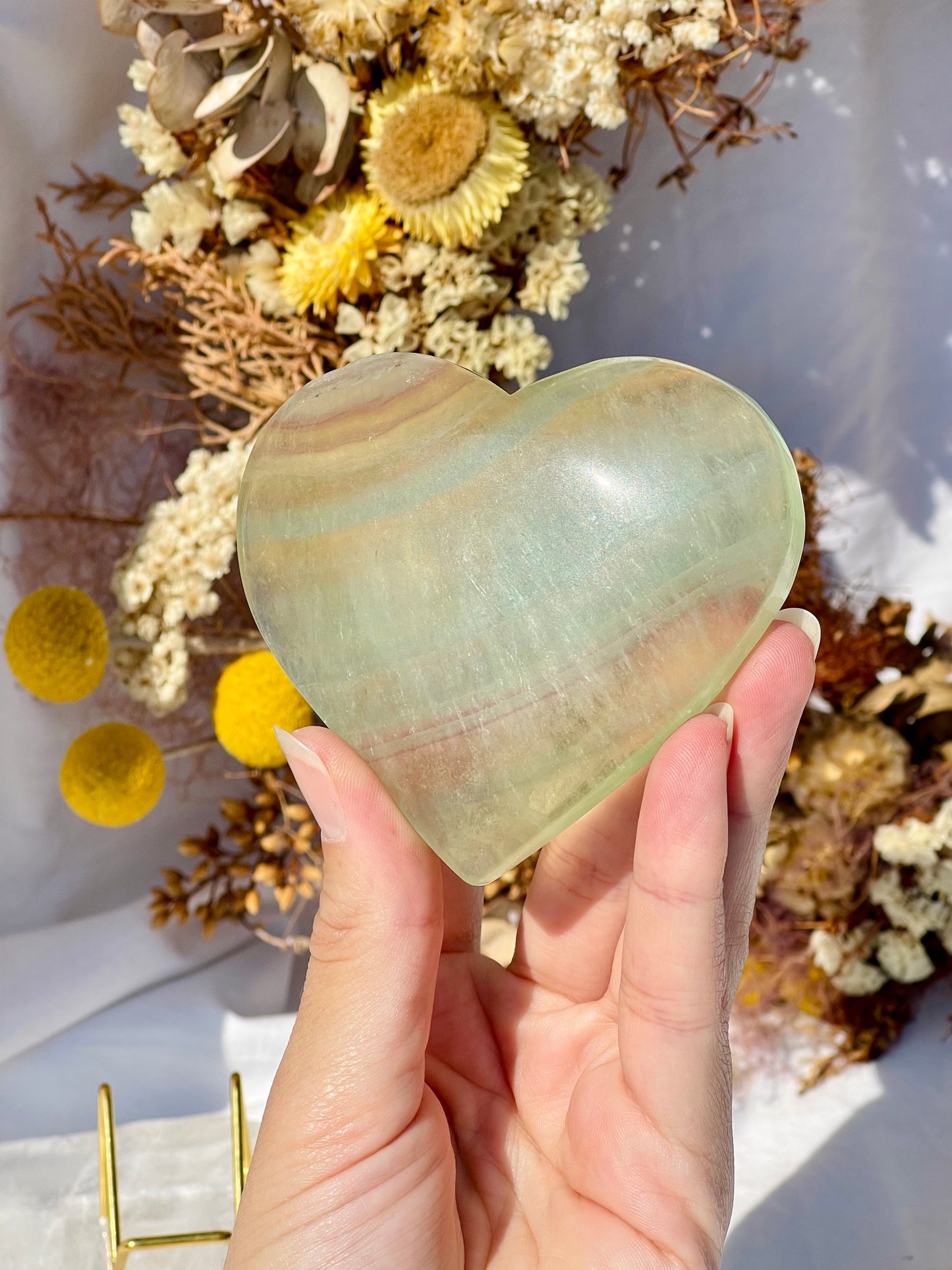 Candy Fluorite Heart #3