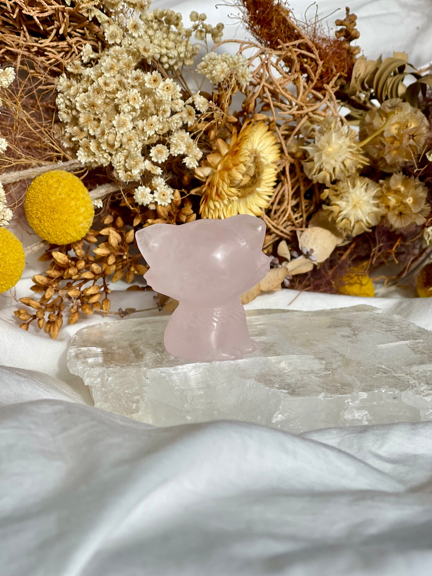 Rose Quartz Cat #1