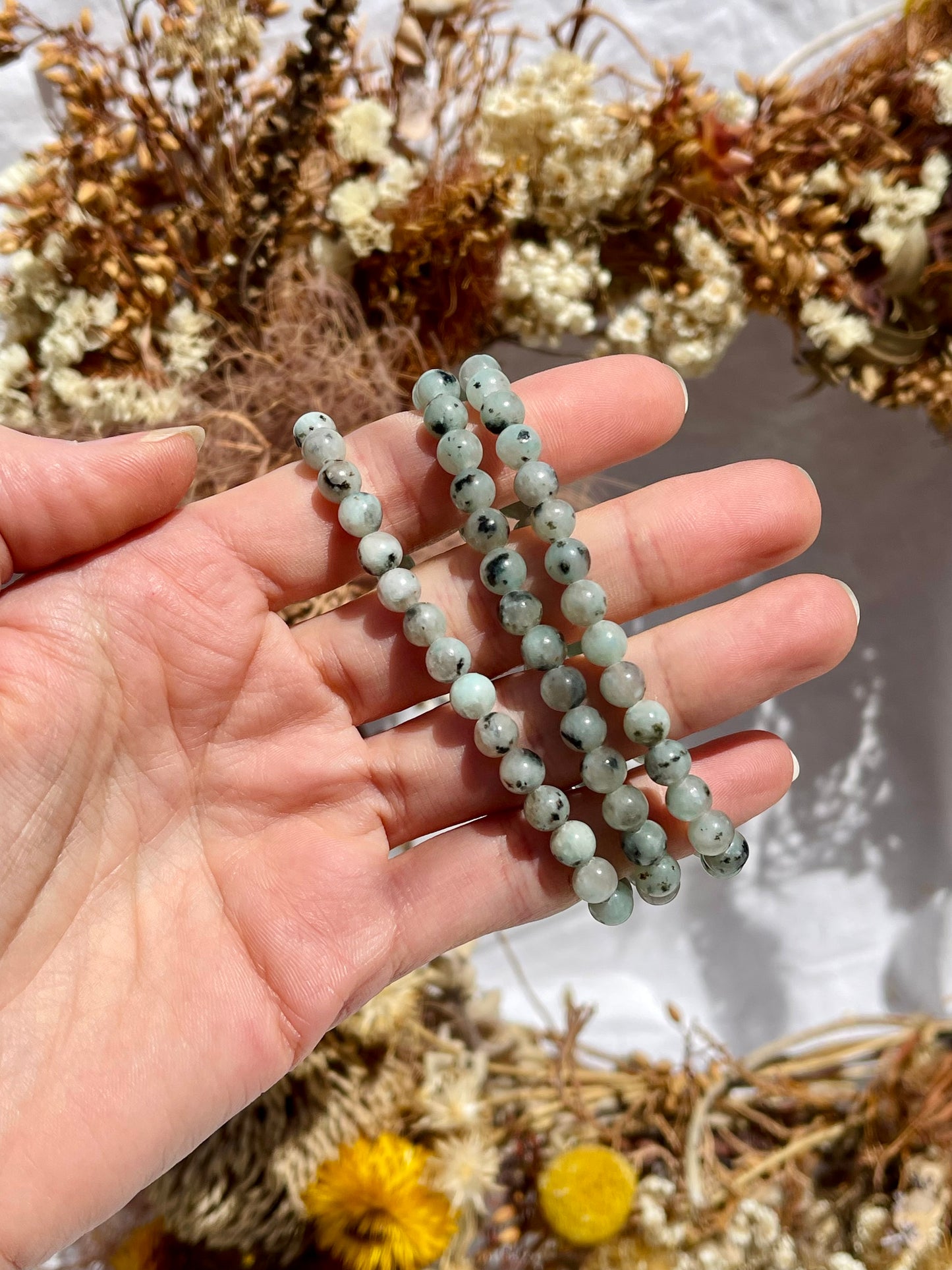 Kiwi Jasper Bracelet | 6mm