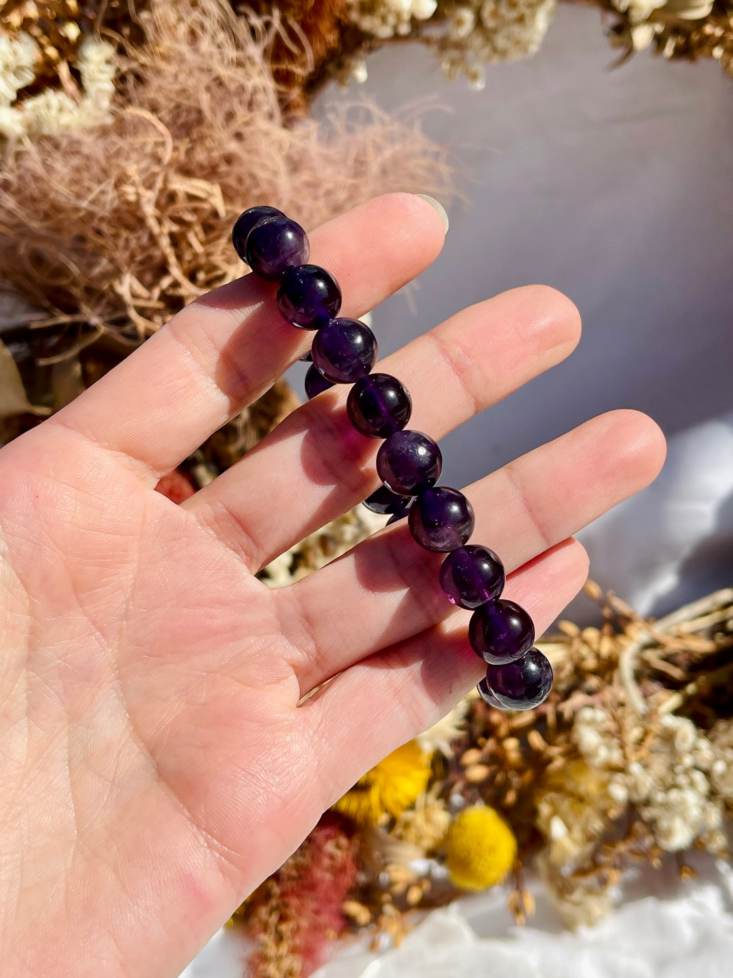 Amethyst Bracelet | 10mm