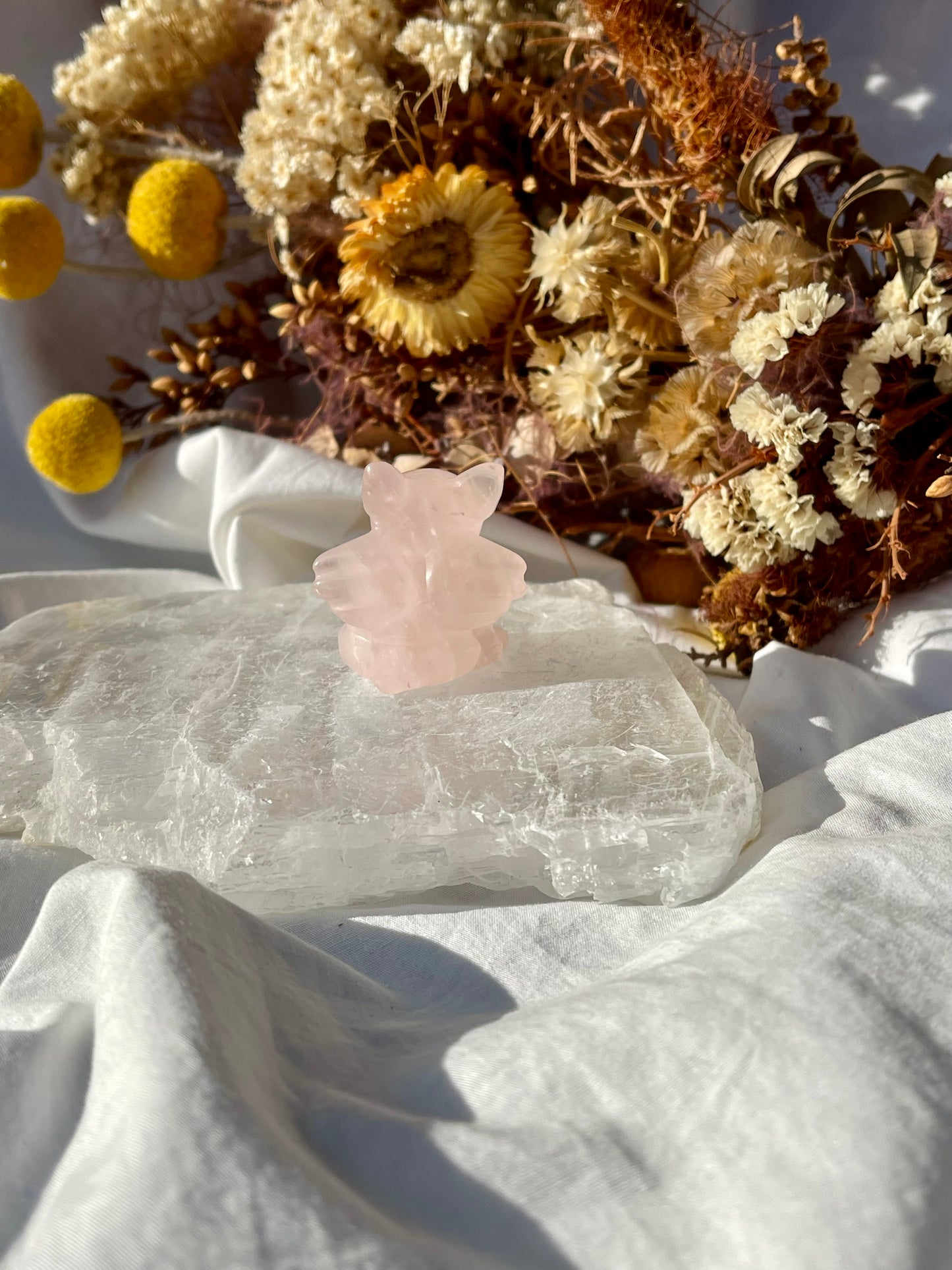 Rose Quartz Angel French Bulldog