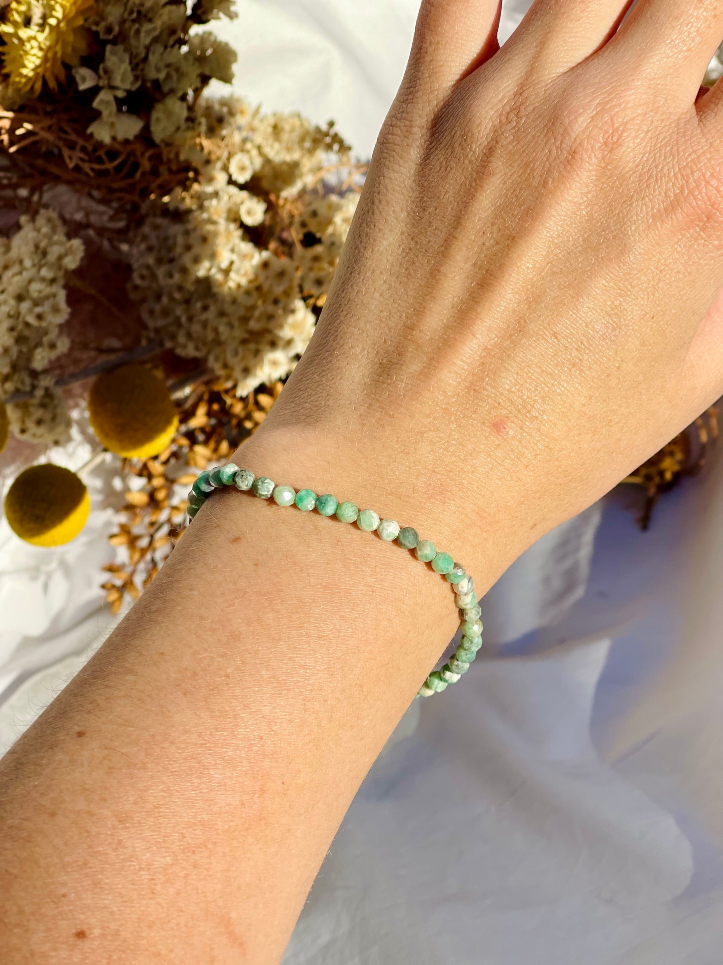 Emerald Facet Bracelet