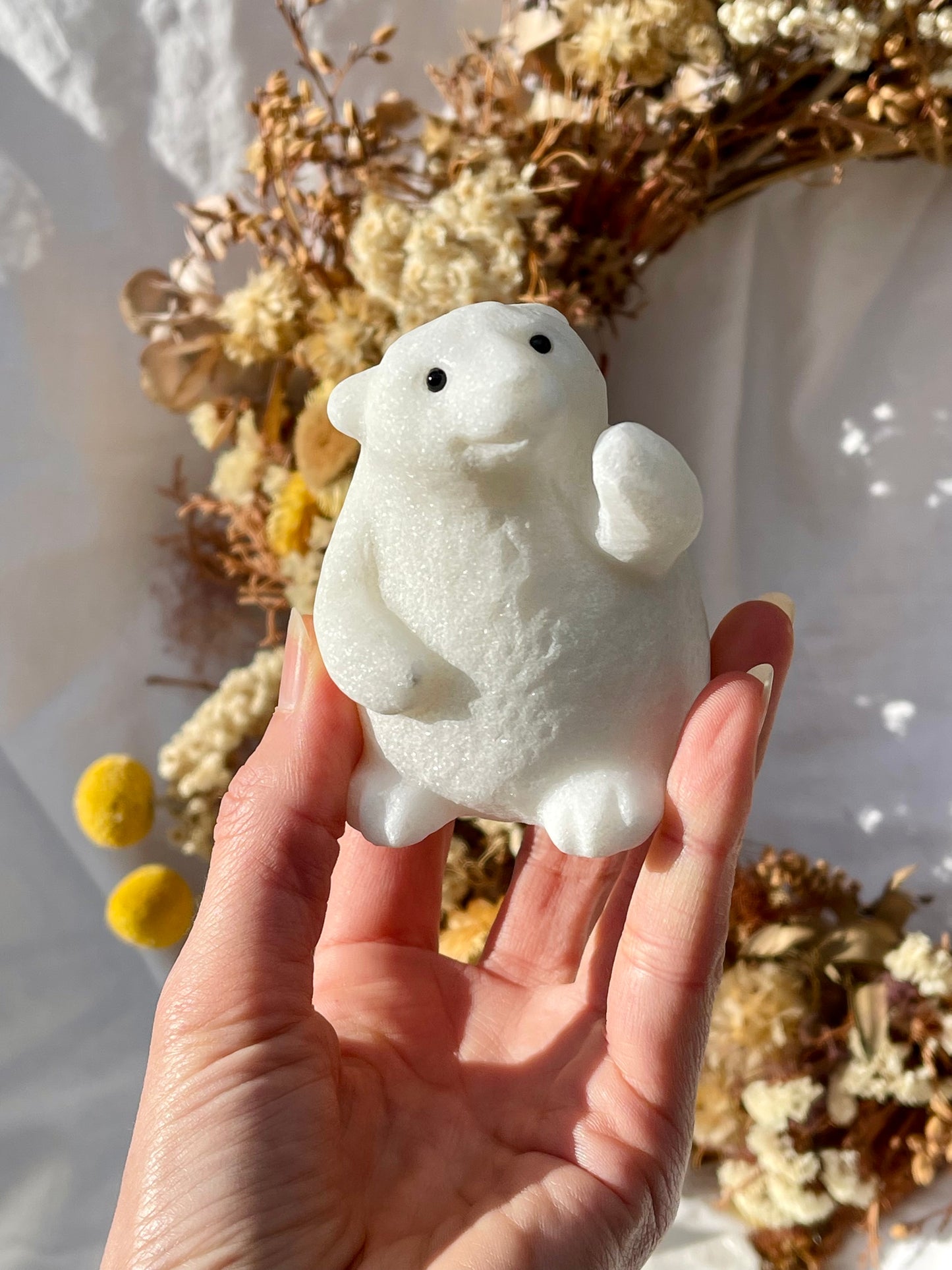 White Jade Bear