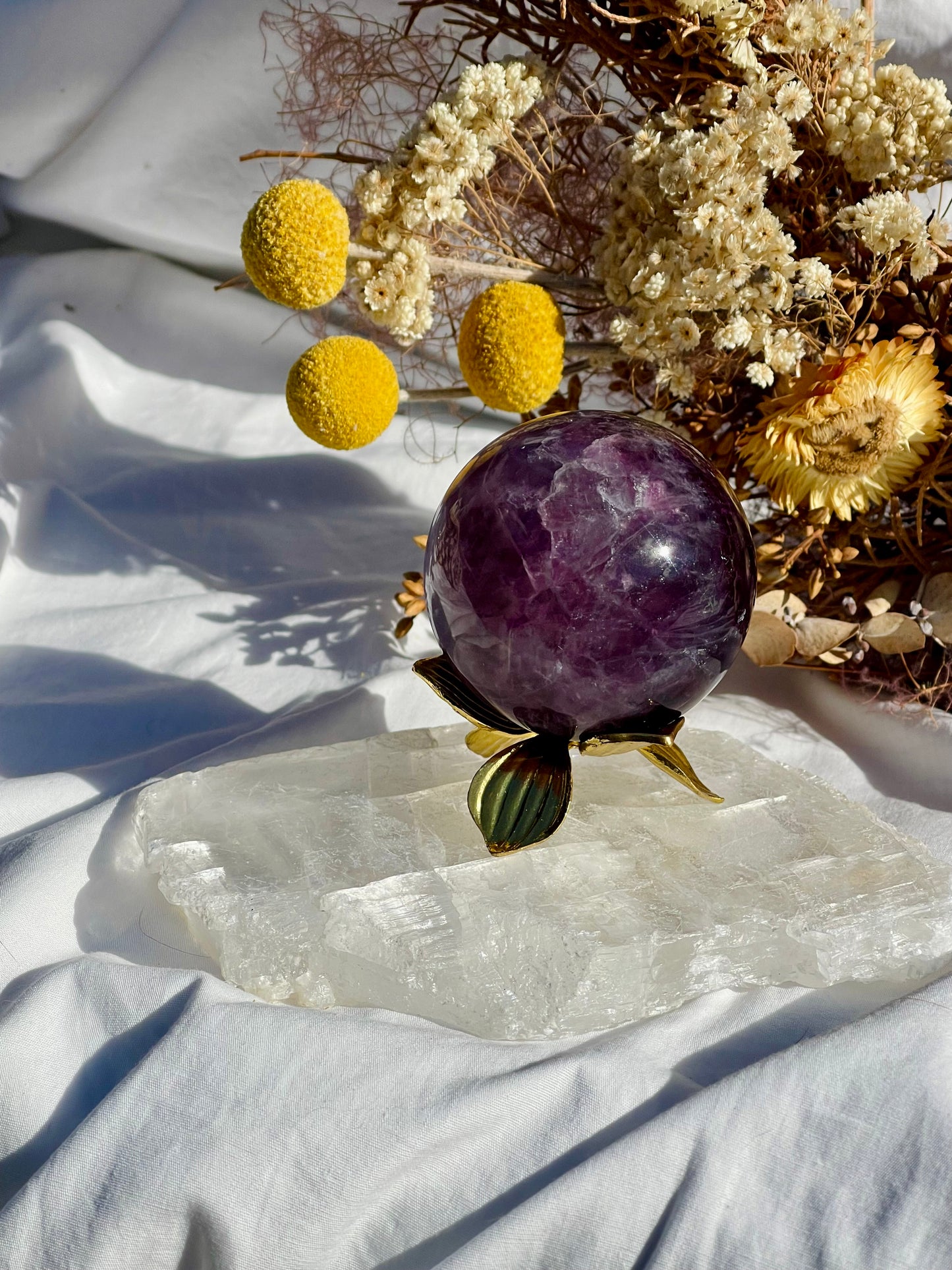 Purple Fluorite Sphere #2