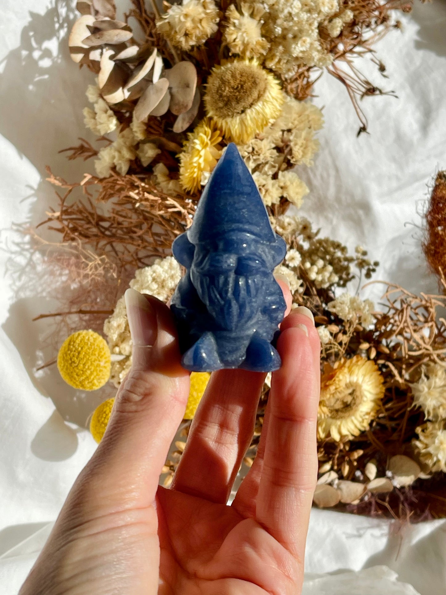 Blue Aventurine Gnome