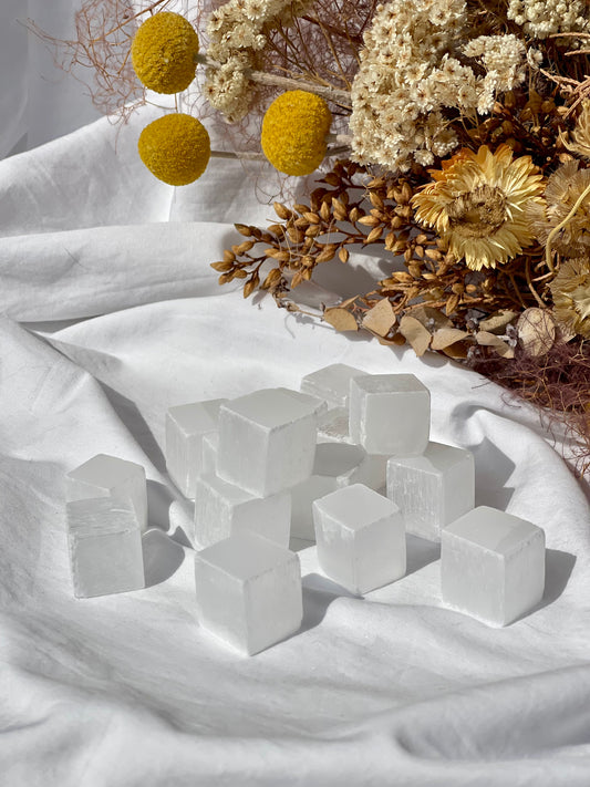 Selenite Cube