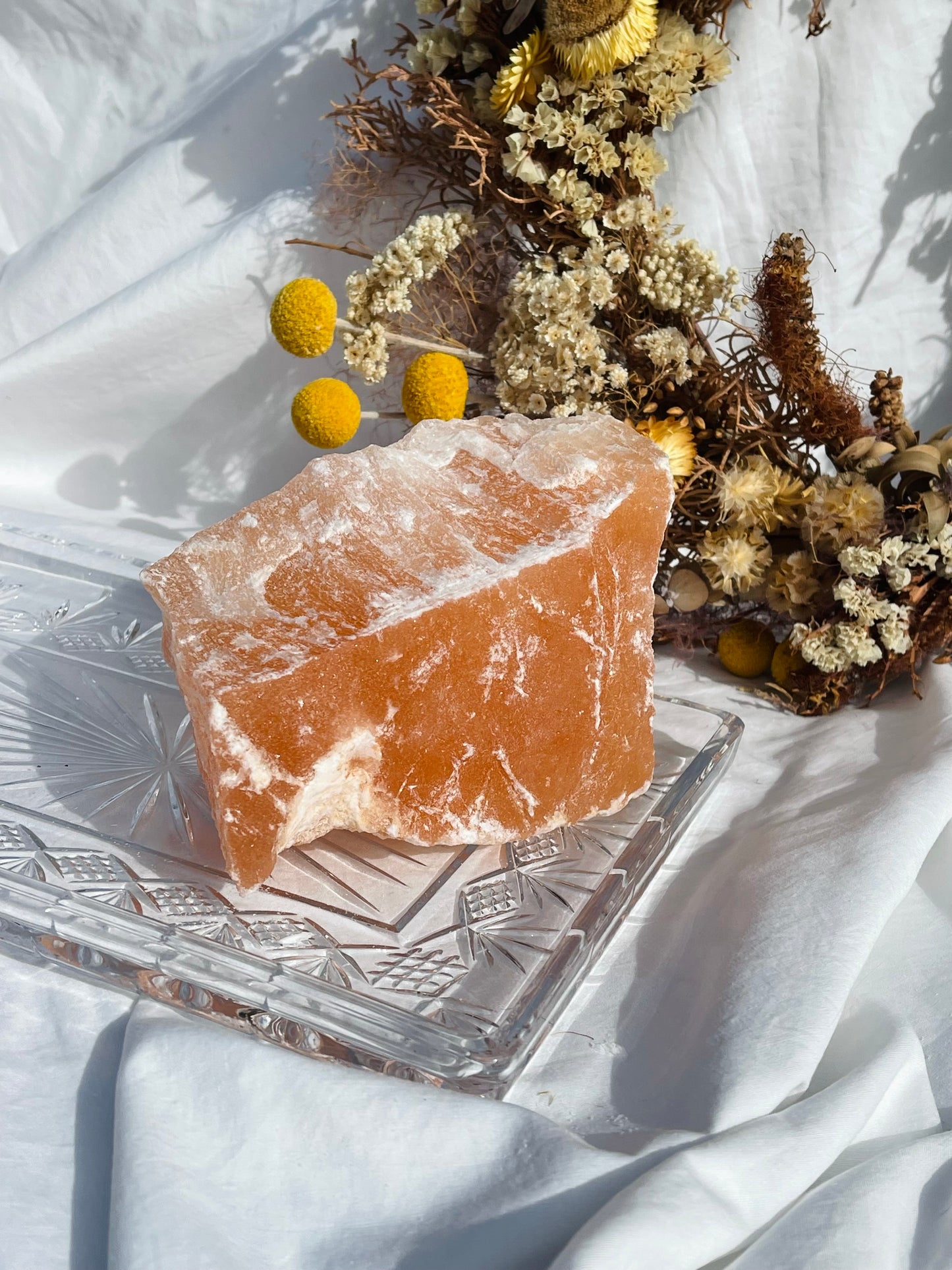 Orange Selenite Raw #3