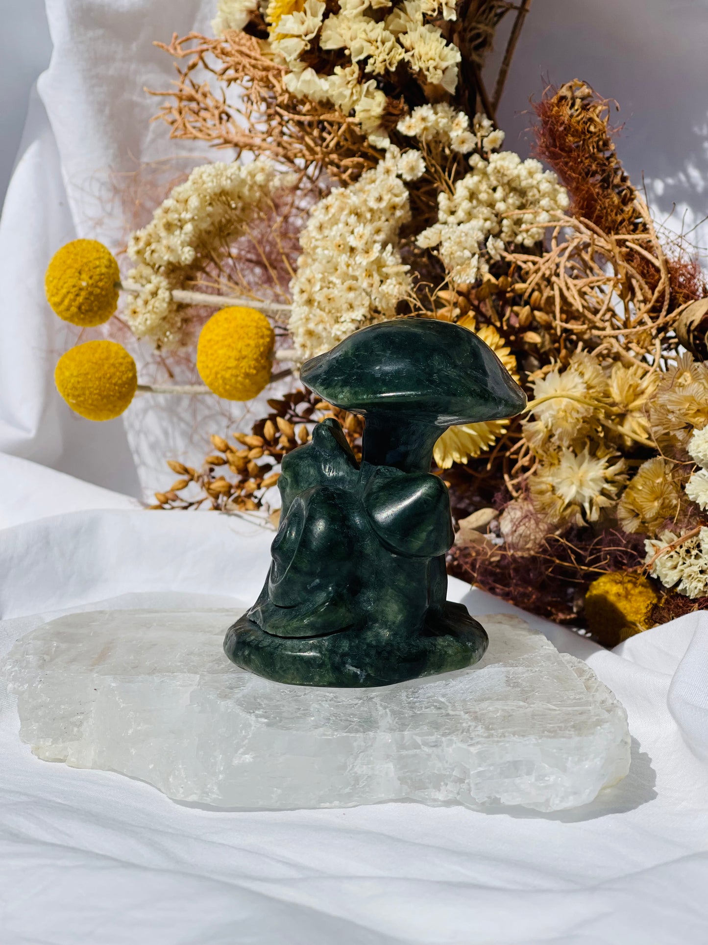 Green Jade Snail & Mushroom #2