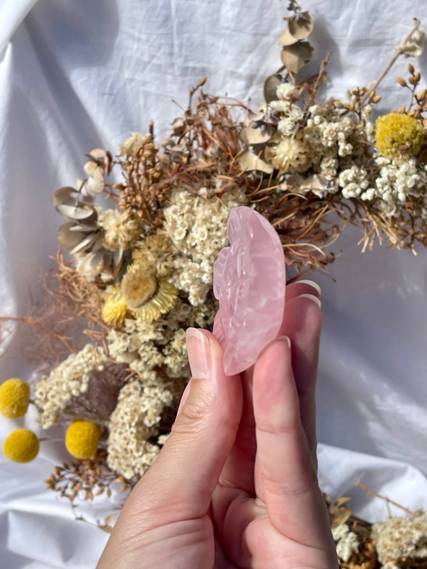 Rose Quartz Lotus