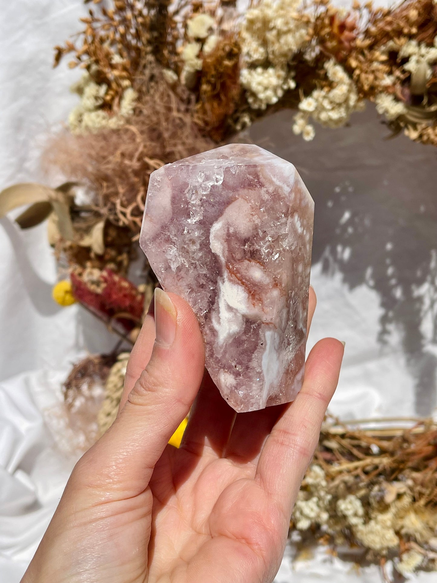 Pink Amethyst | Flower Agate Freeform #1
