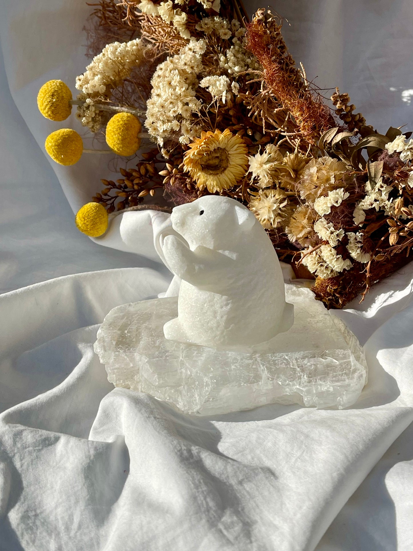White Jade Bear