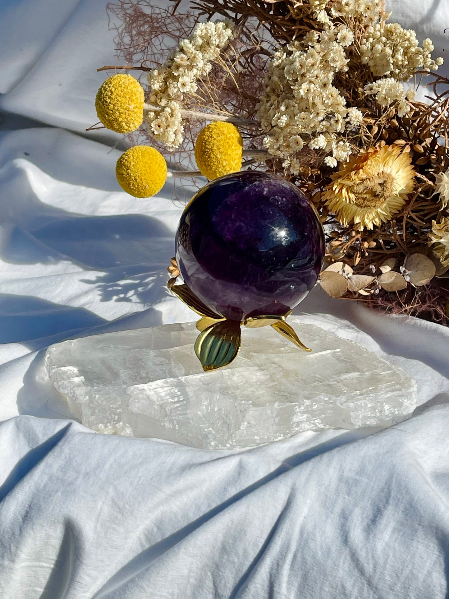 Purple Fluorite Sphere #2
