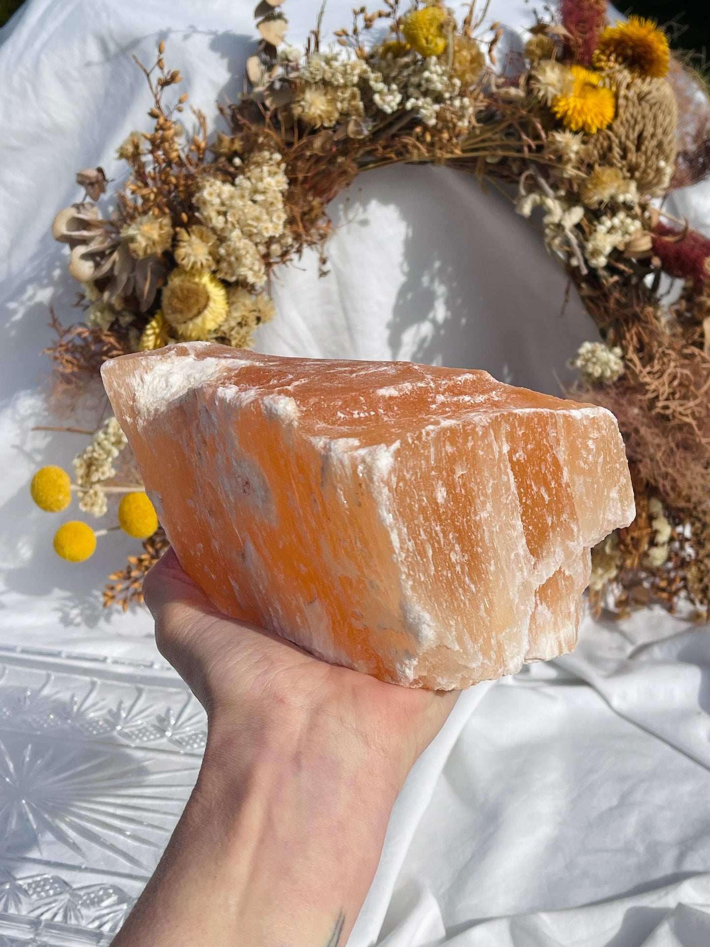 Orange Selenite Raw #3