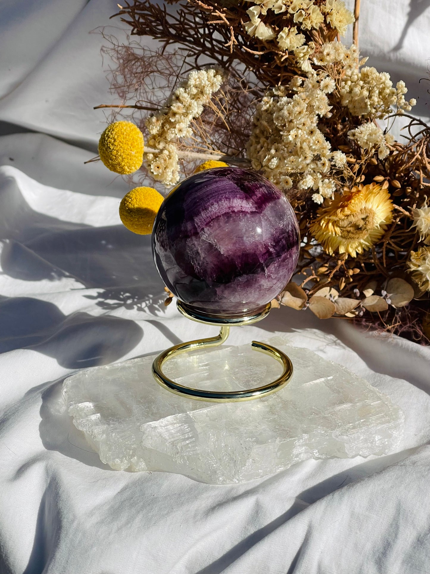 Purple Fluorite Sphere #3