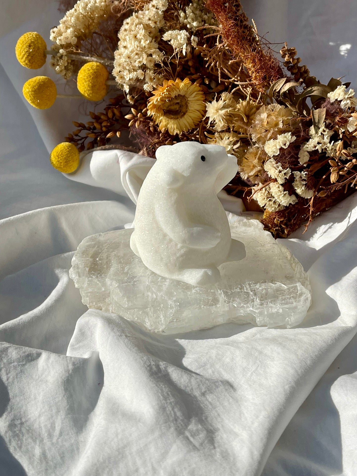 White Jade Bear
