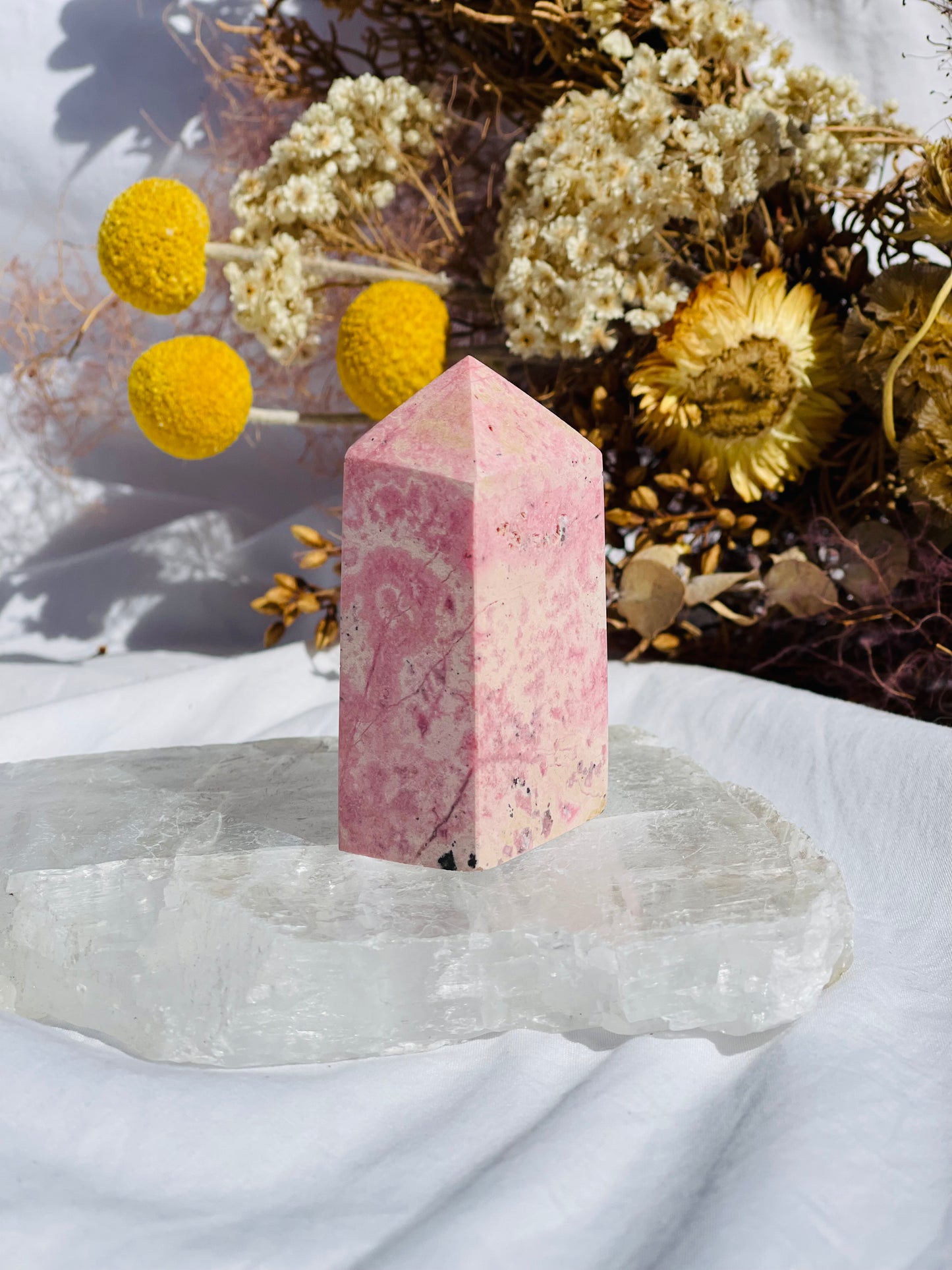 Peruvian Rhodonite Point #1