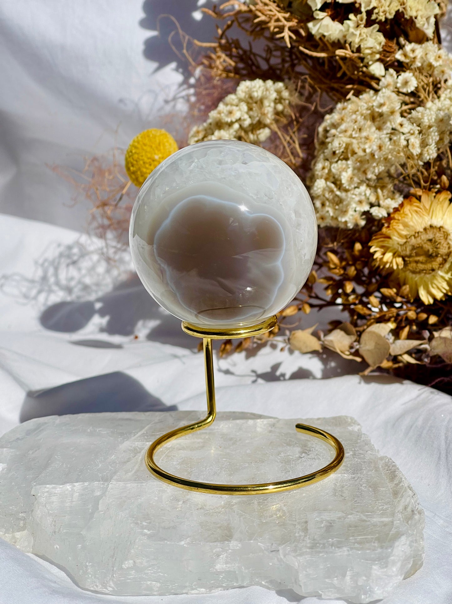 Druzy Agate Sphere #4
