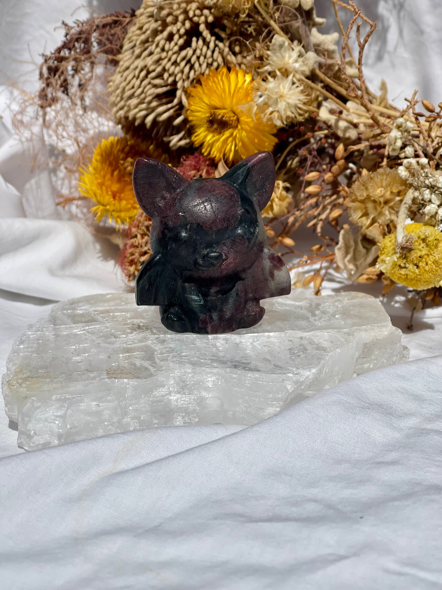 Garnet | Astrophylite Bat #3